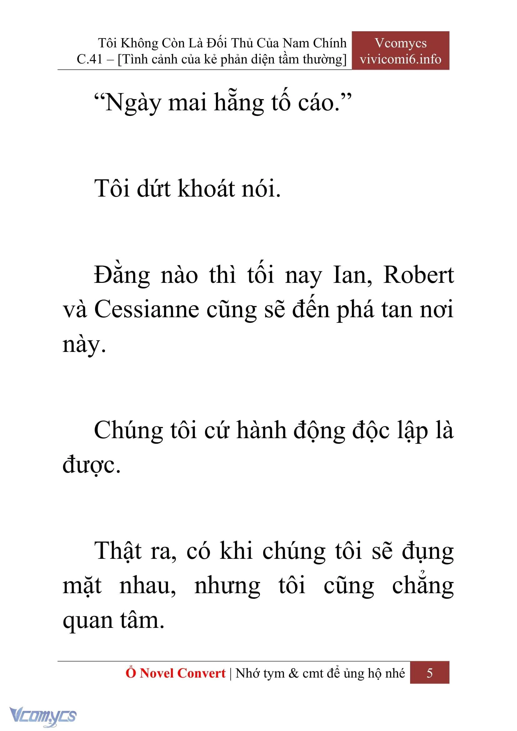 [Novel] Tôi Không Còn Là Đối Thủ Của Nam Chính Chapter  41 - 7