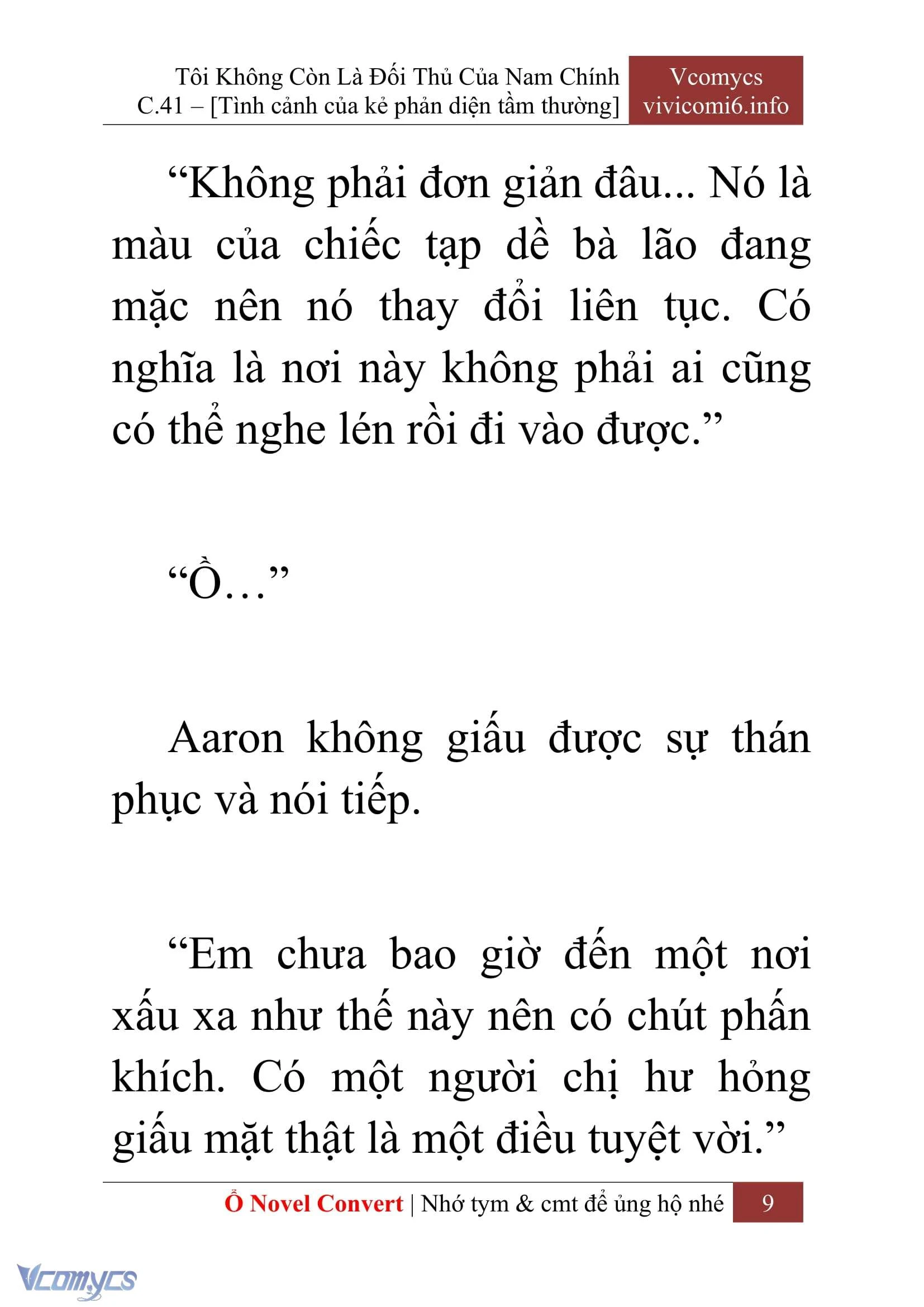 [Novel] Tôi Không Còn Là Đối Thủ Của Nam Chính Chapter  41 - 11