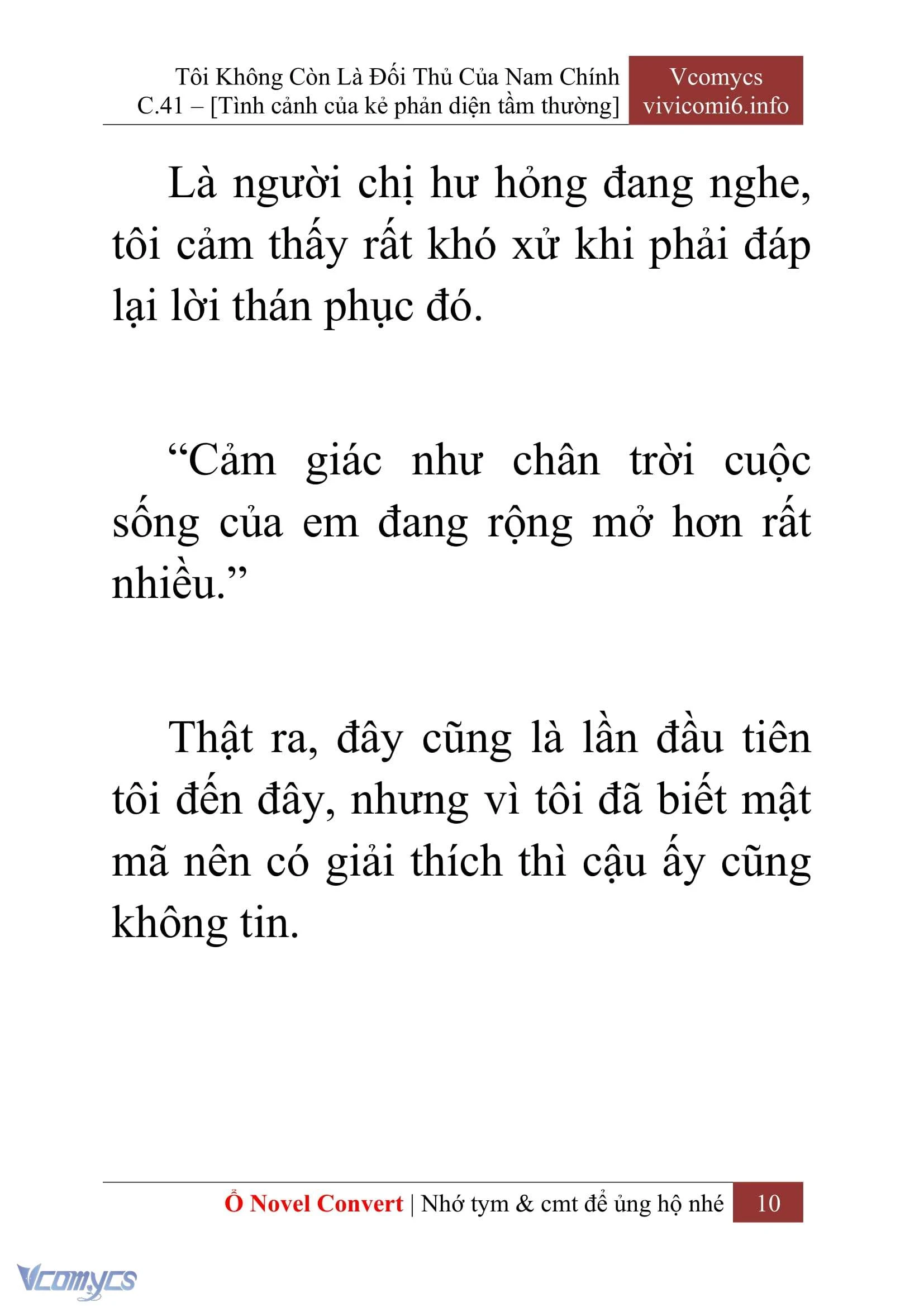 [Novel] Tôi Không Còn Là Đối Thủ Của Nam Chính Chapter  41 - 12