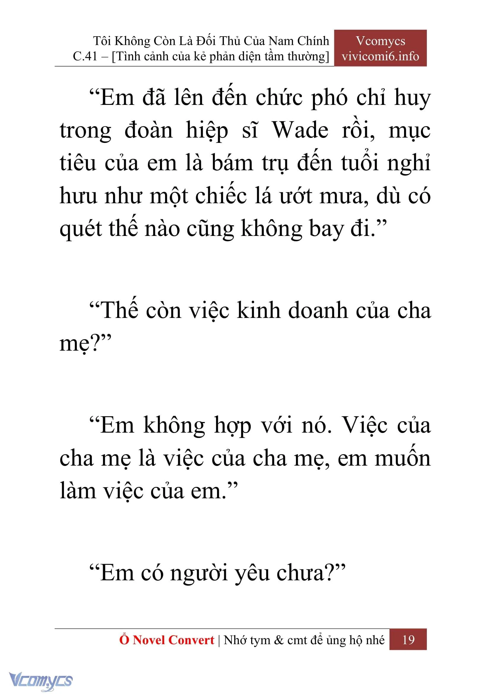 [Novel] Tôi Không Còn Là Đối Thủ Của Nam Chính Chapter  41 - 21