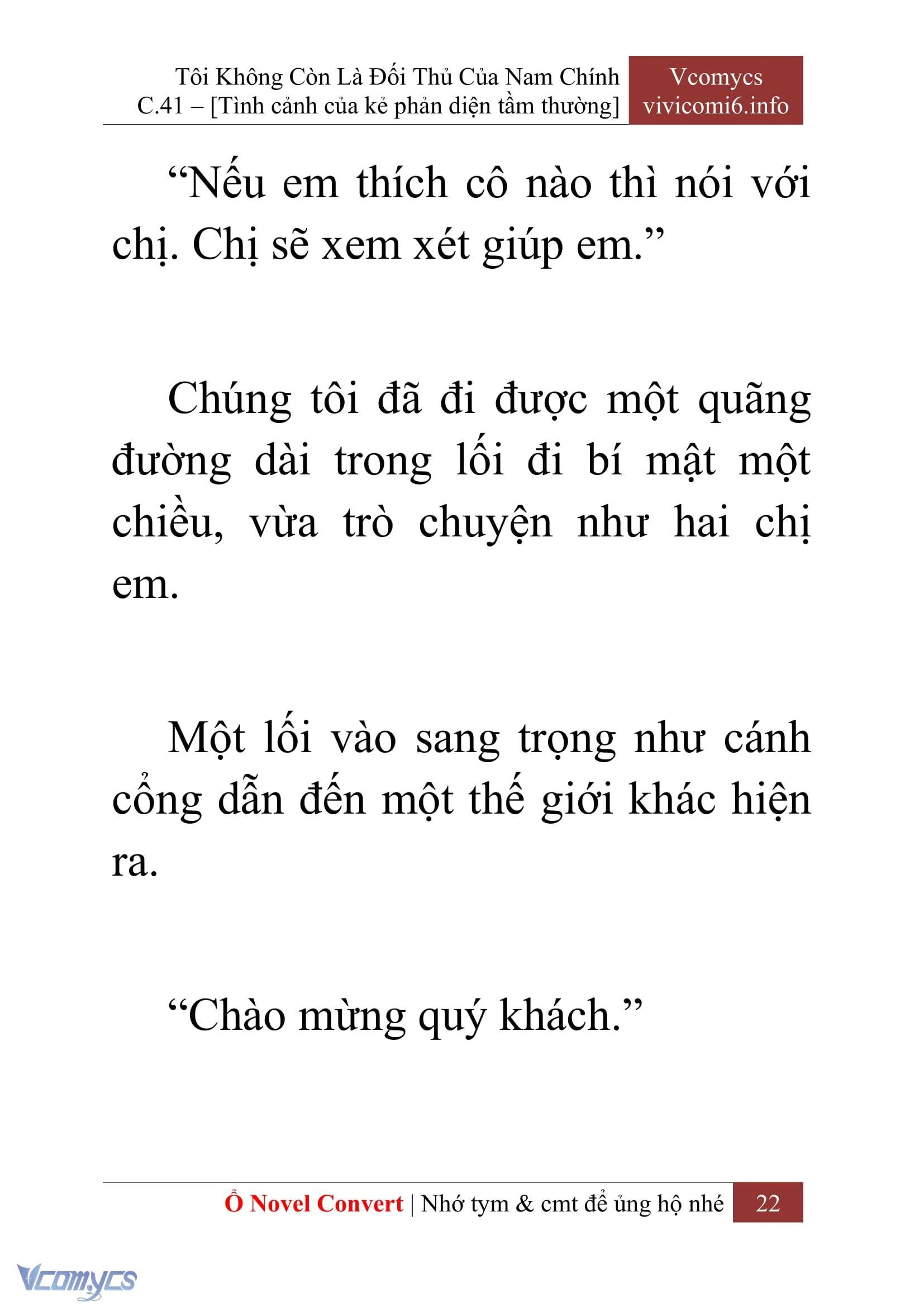 [Novel] Tôi Không Còn Là Đối Thủ Của Nam Chính Chapter  41 - 24