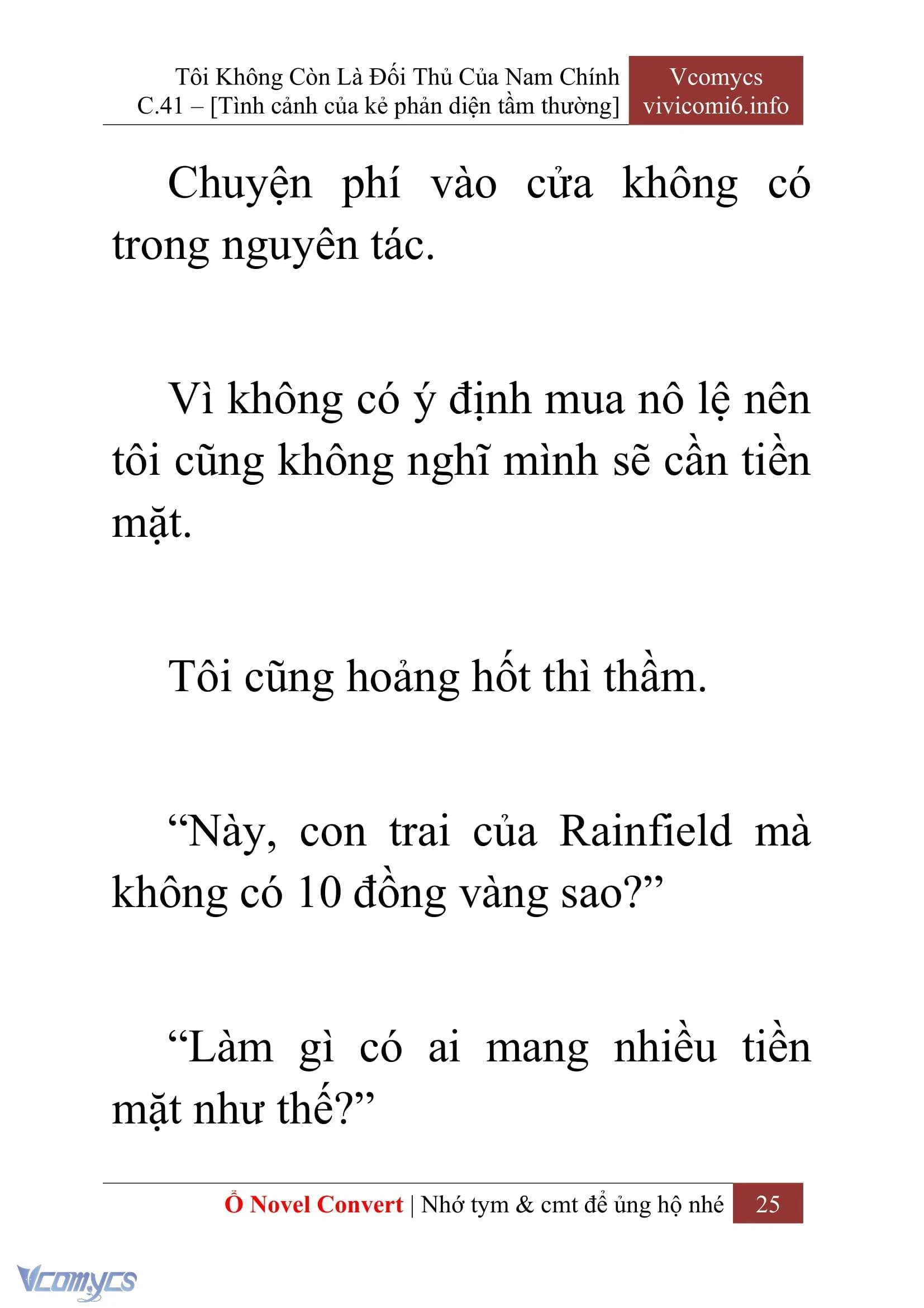 [Novel] Tôi Không Còn Là Đối Thủ Của Nam Chính Chapter  41 - 27