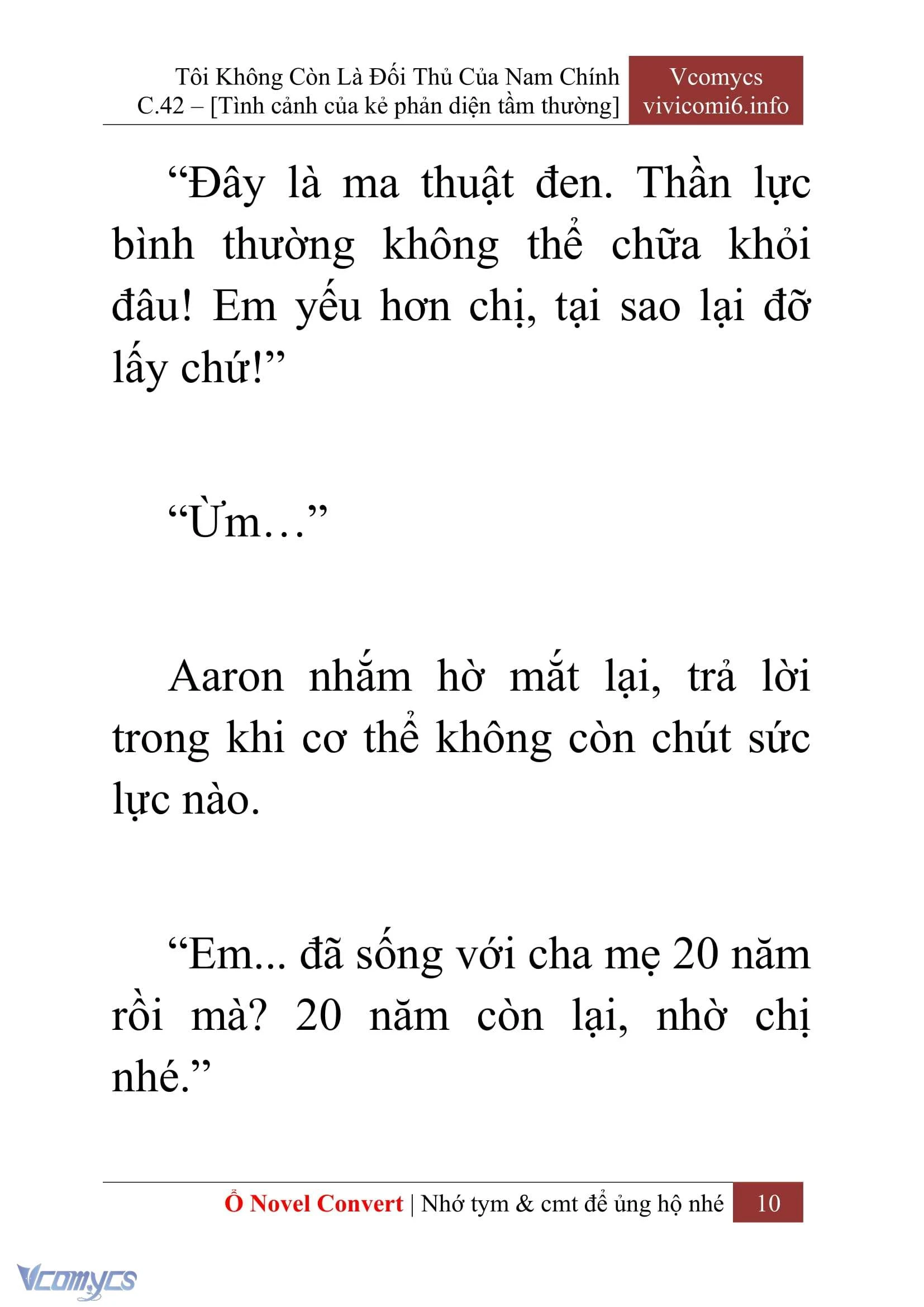 [Novel] Tôi Không Còn Là Đối Thủ Của Nam Chính Chapter  42 - 12