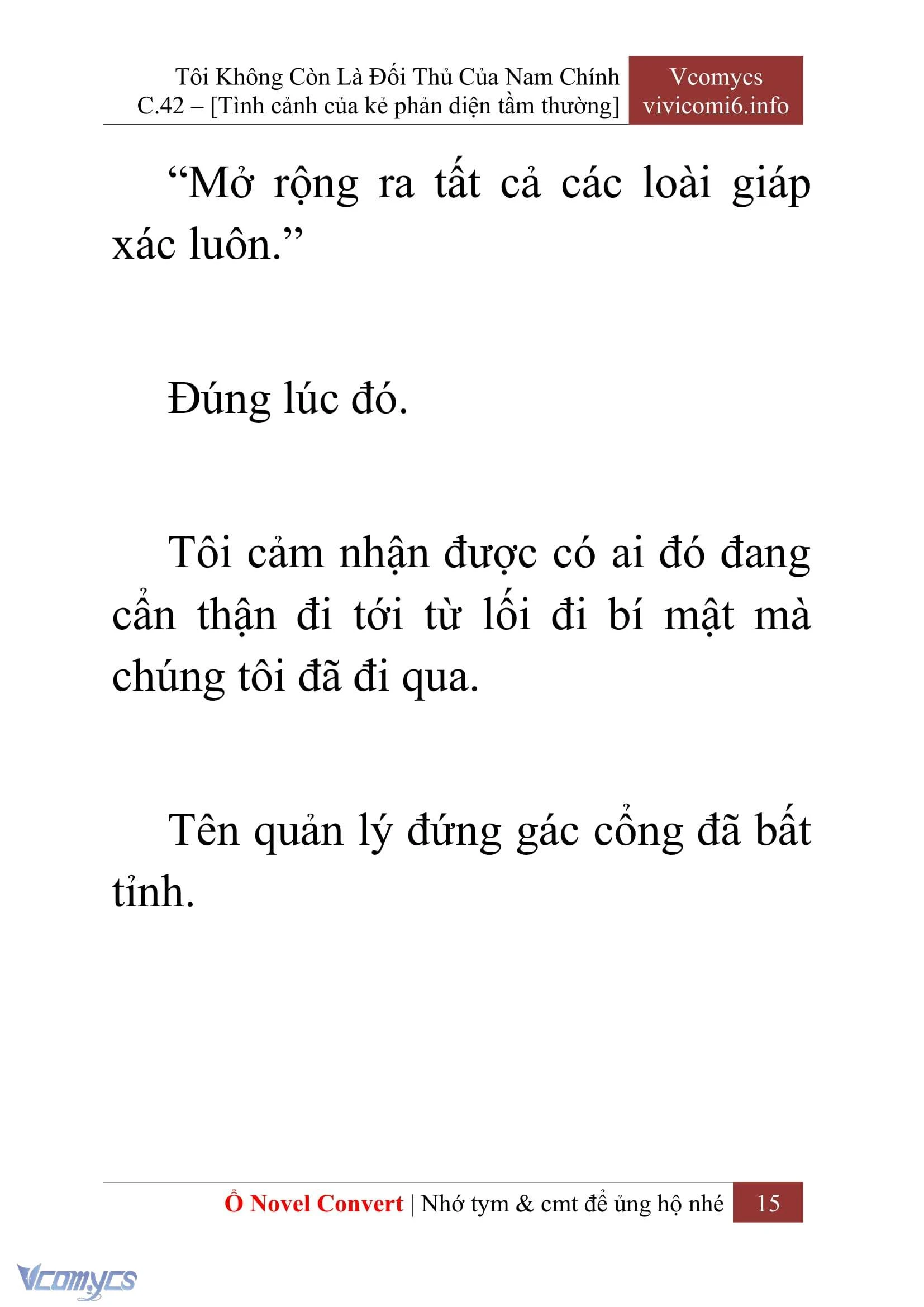 [Novel] Tôi Không Còn Là Đối Thủ Của Nam Chính Chapter  42 - 17