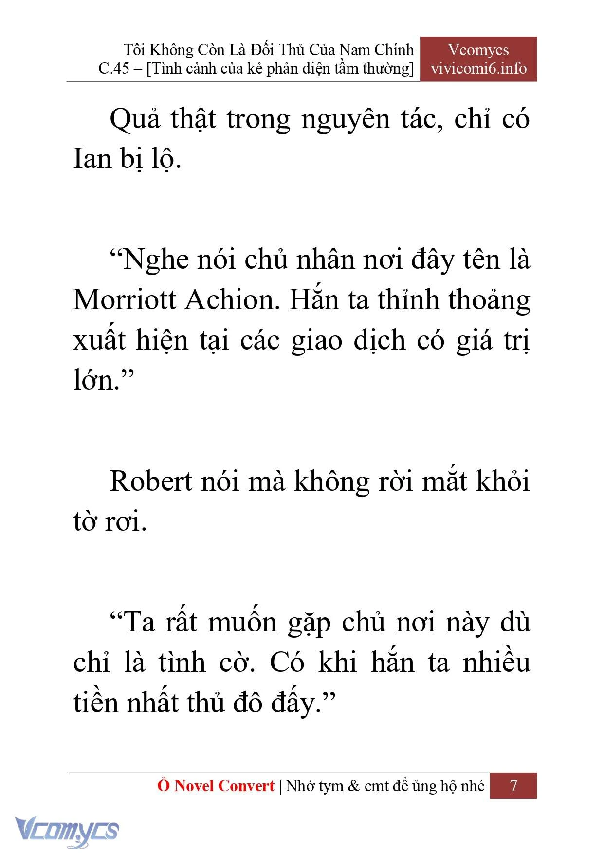 [Novel] Tôi Không Còn Là Đối Thủ Của Nam Chính Chapter  45 - 9