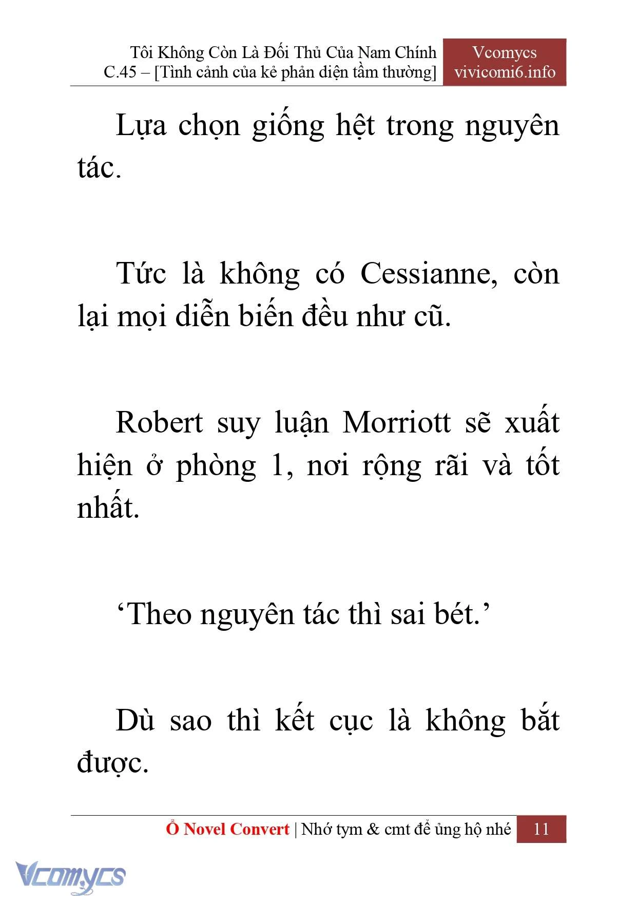 [Novel] Tôi Không Còn Là Đối Thủ Của Nam Chính Chapter  45 - 13