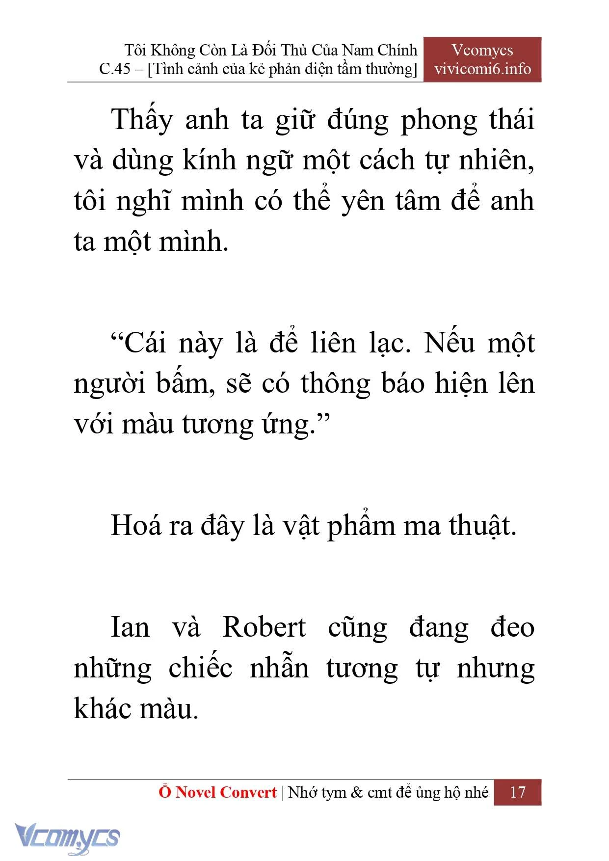 [Novel] Tôi Không Còn Là Đối Thủ Của Nam Chính Chapter  45 - 19