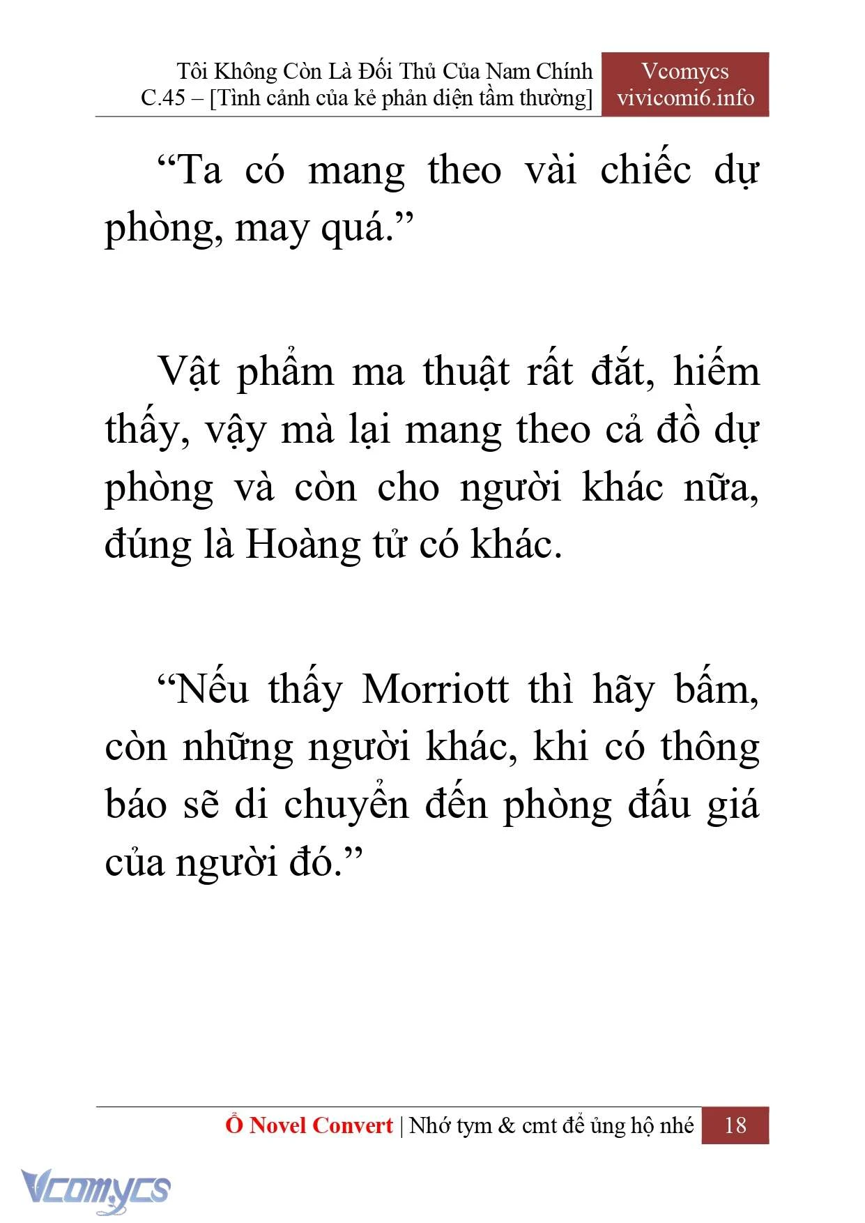 [Novel] Tôi Không Còn Là Đối Thủ Của Nam Chính Chapter  45 - 20