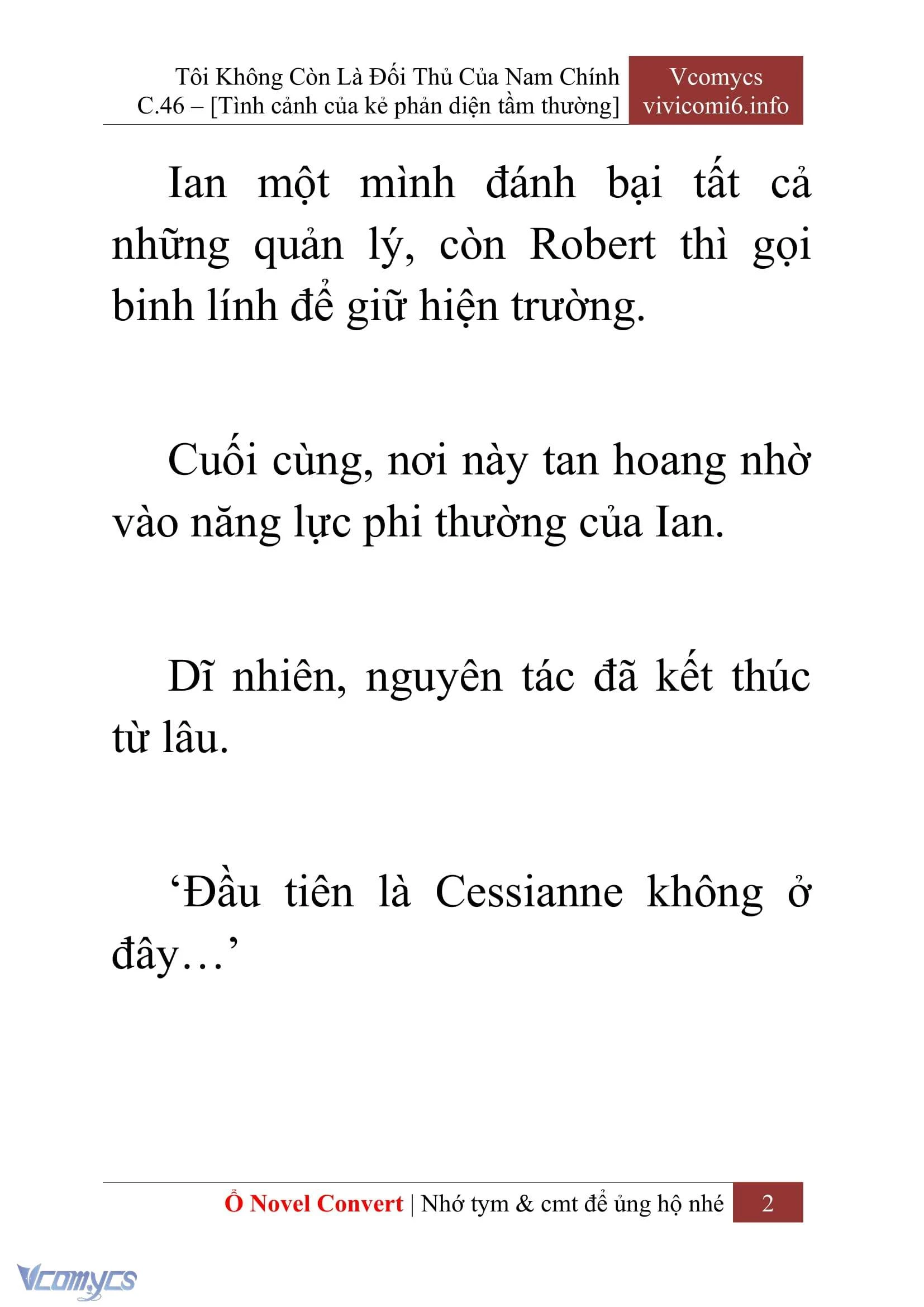 [Novel] Tôi Không Còn Là Đối Thủ Của Nam Chính Chapter  46 - 4