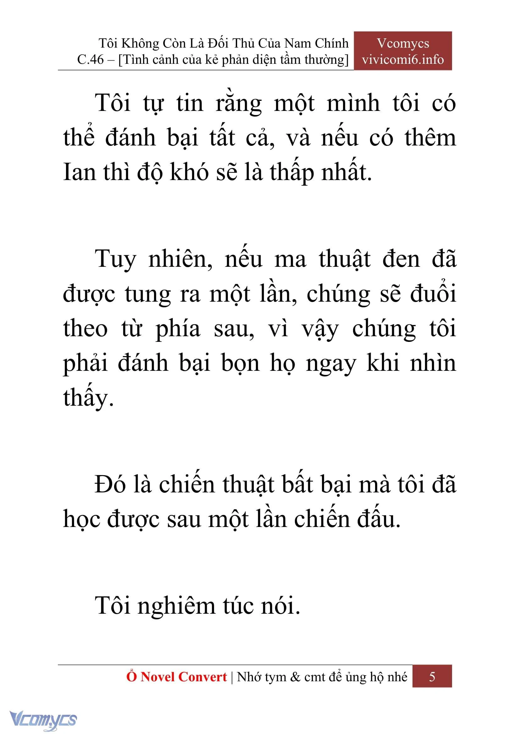 [Novel] Tôi Không Còn Là Đối Thủ Của Nam Chính Chapter  46 - 7