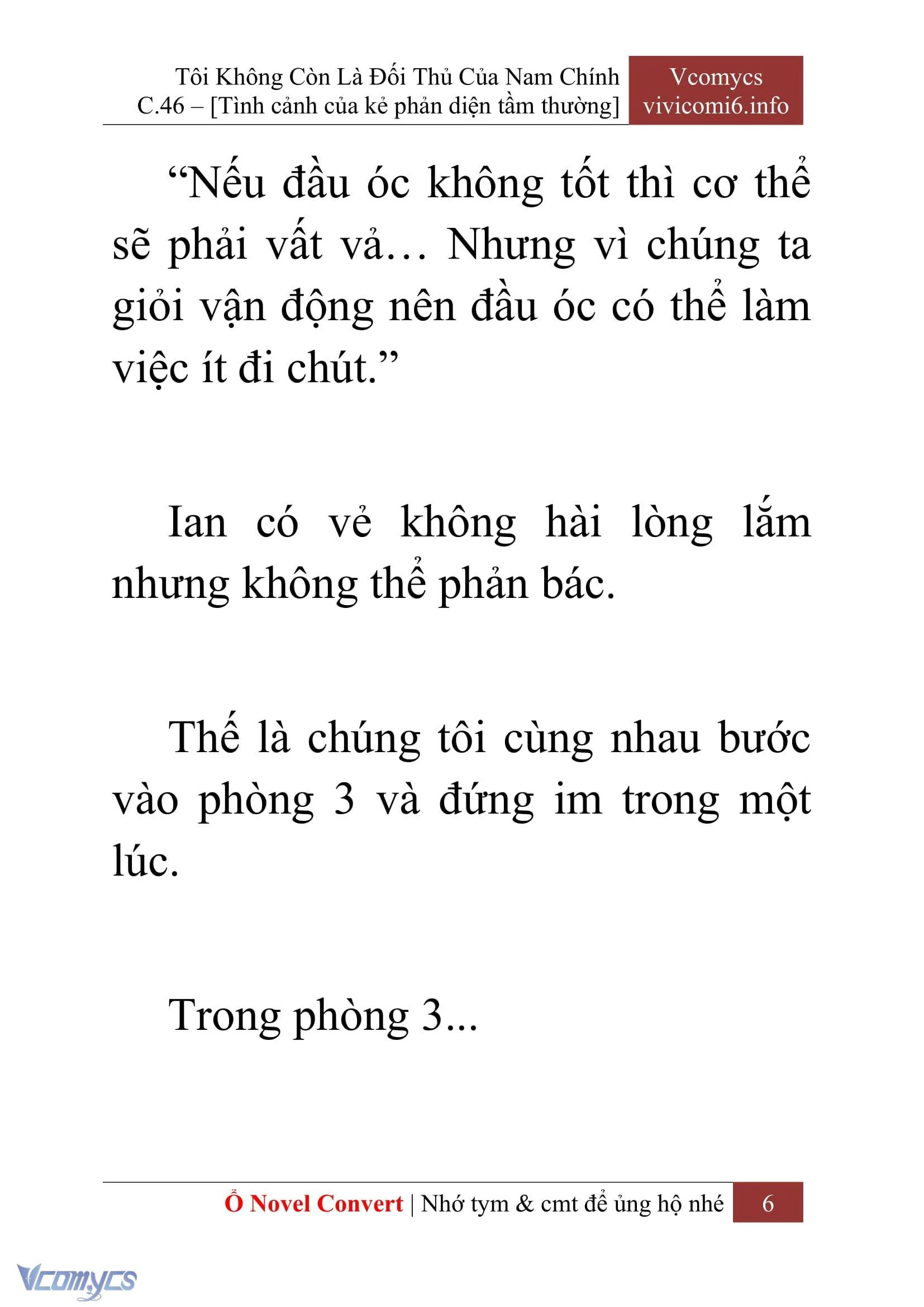 [Novel] Tôi Không Còn Là Đối Thủ Của Nam Chính Chapter  46 - 8