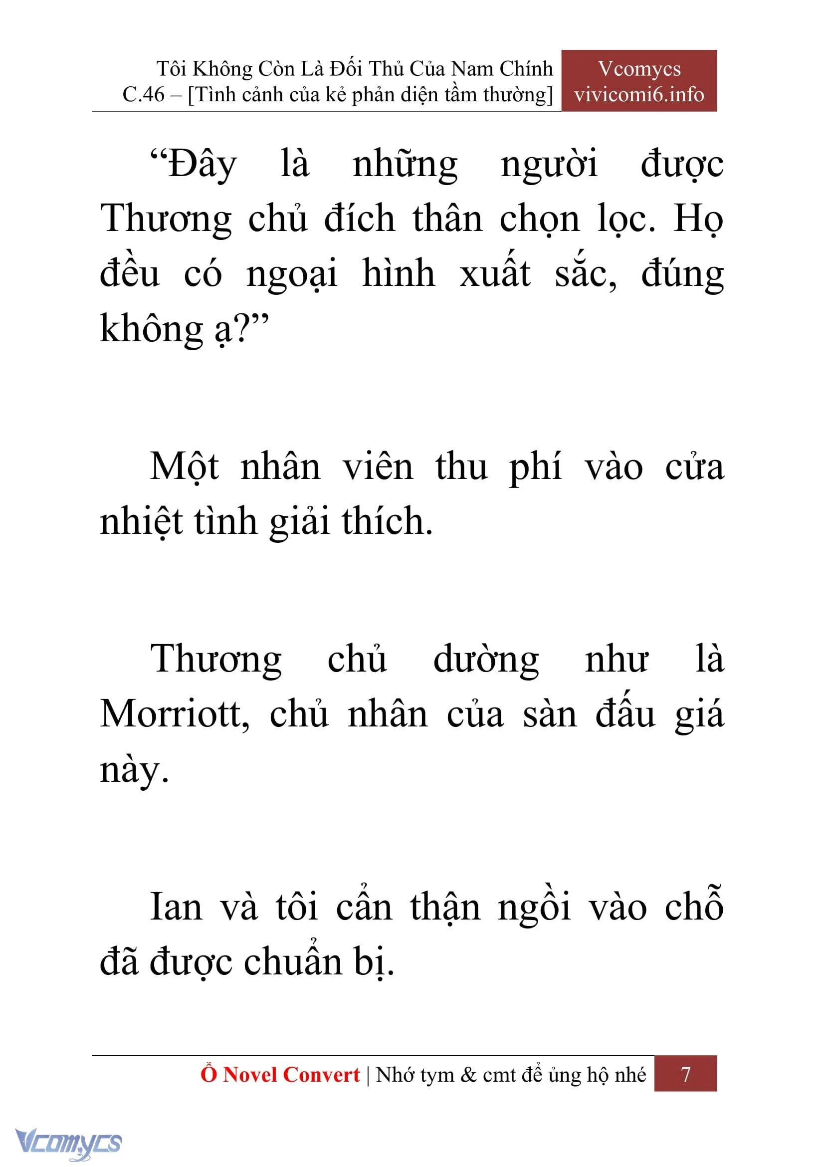 [Novel] Tôi Không Còn Là Đối Thủ Của Nam Chính Chapter  46 - 9