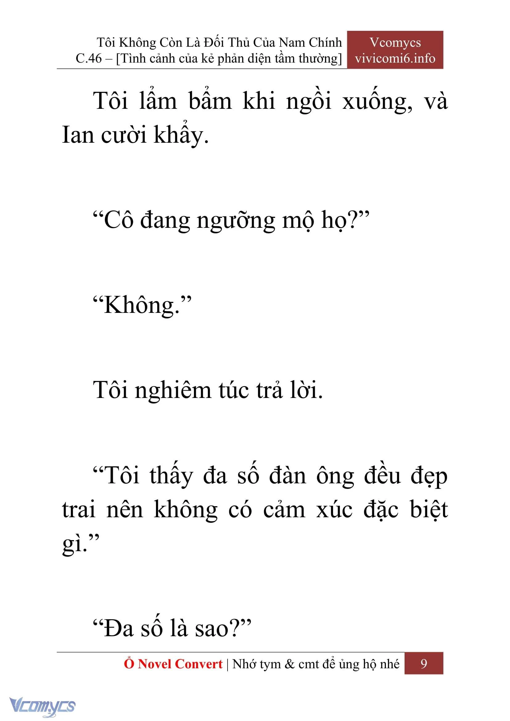 [Novel] Tôi Không Còn Là Đối Thủ Của Nam Chính Chapter  46 - 11