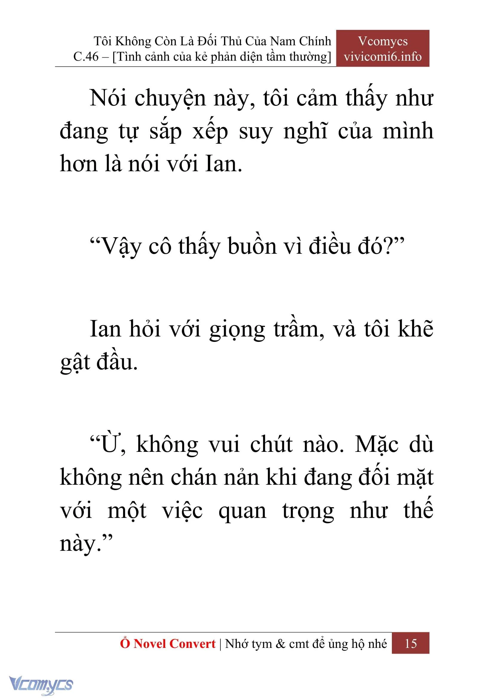 [Novel] Tôi Không Còn Là Đối Thủ Của Nam Chính Chapter  46 - 17