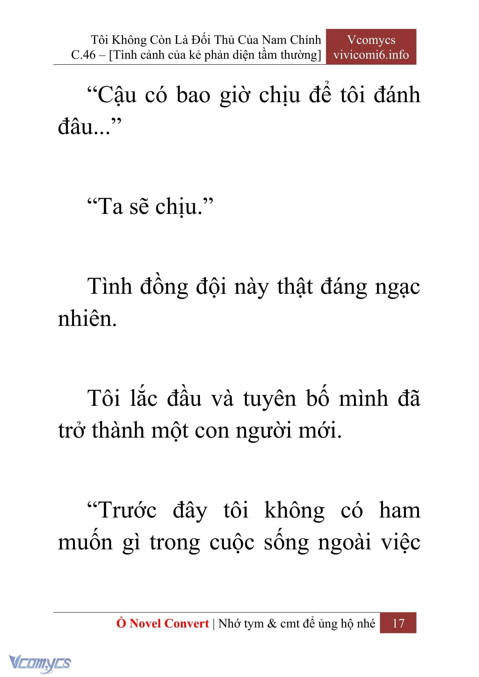 [Novel] Tôi Không Còn Là Đối Thủ Của Nam Chính Chapter  46 - 19