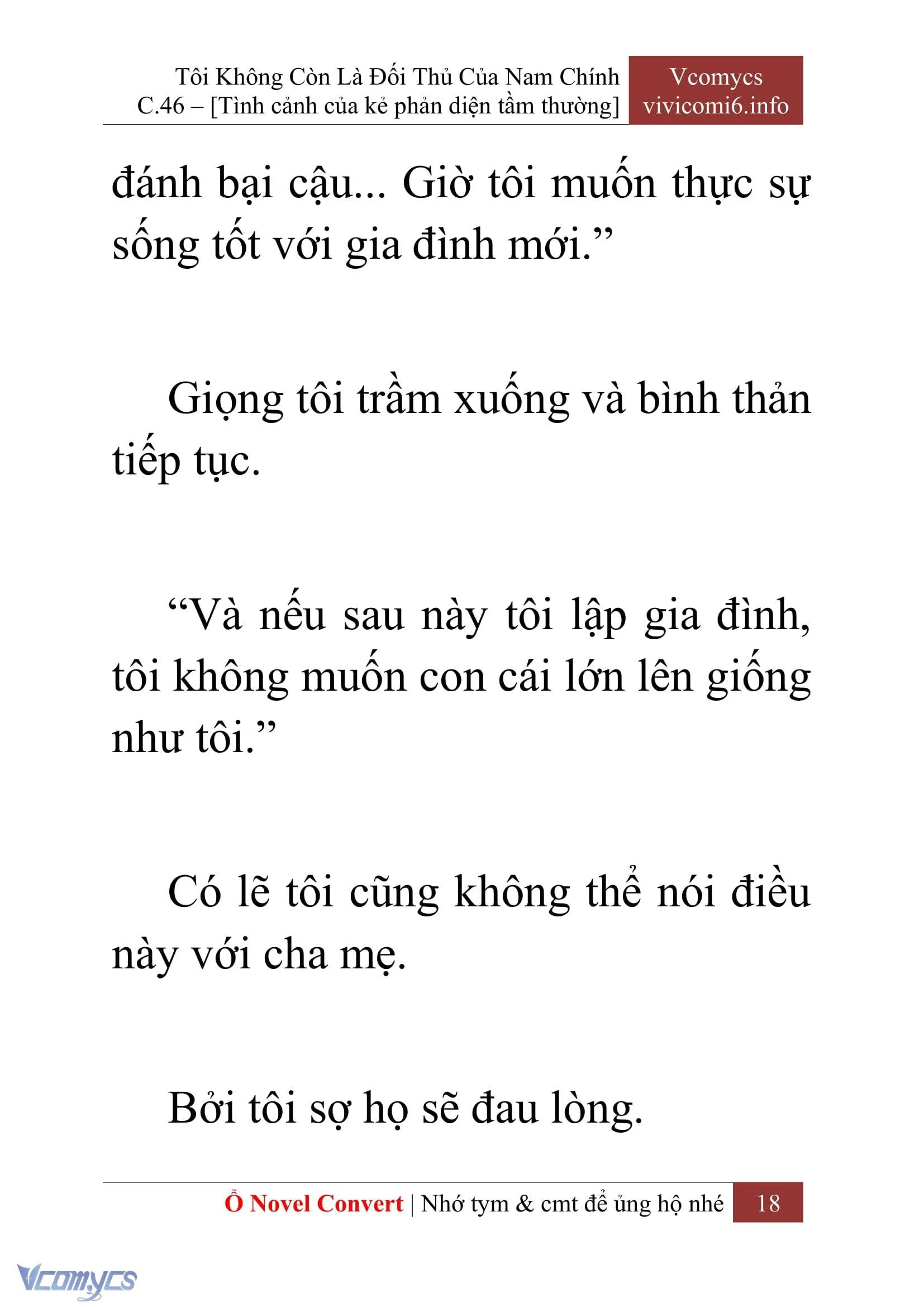[Novel] Tôi Không Còn Là Đối Thủ Của Nam Chính Chapter  46 - 20