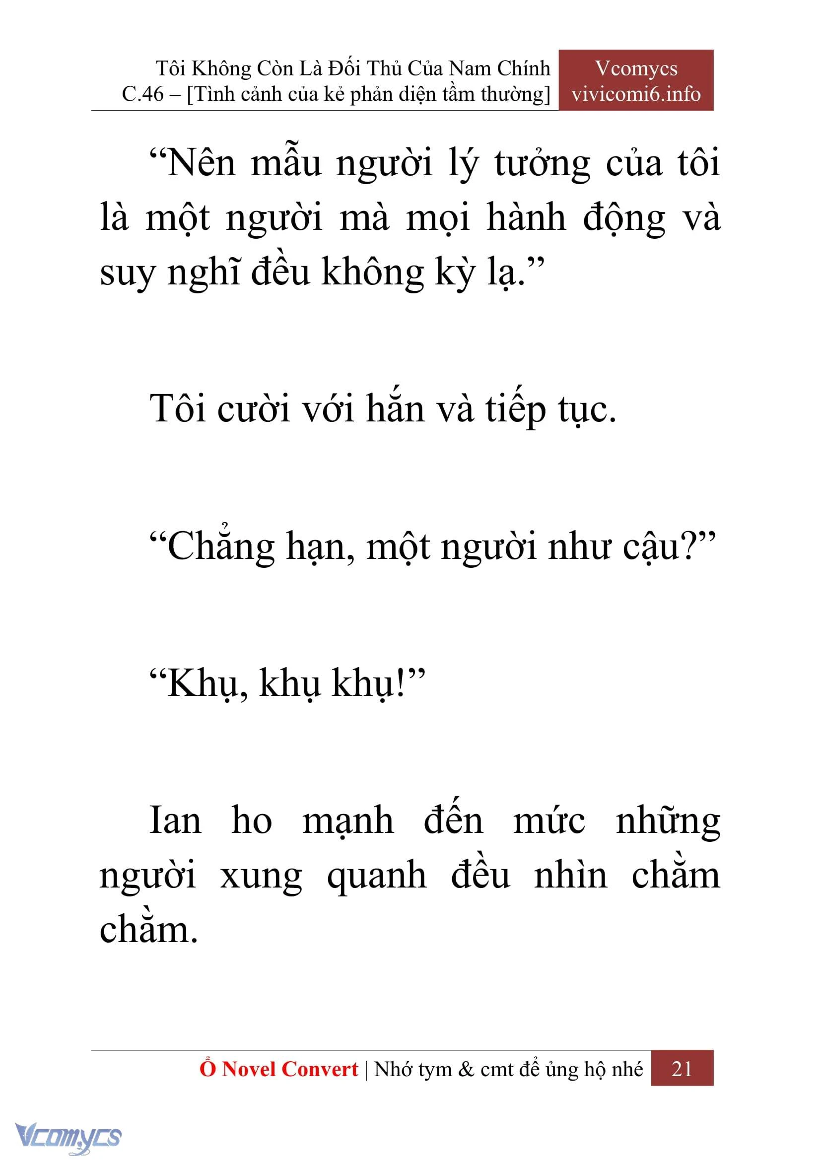 [Novel] Tôi Không Còn Là Đối Thủ Của Nam Chính Chapter  46 - 23