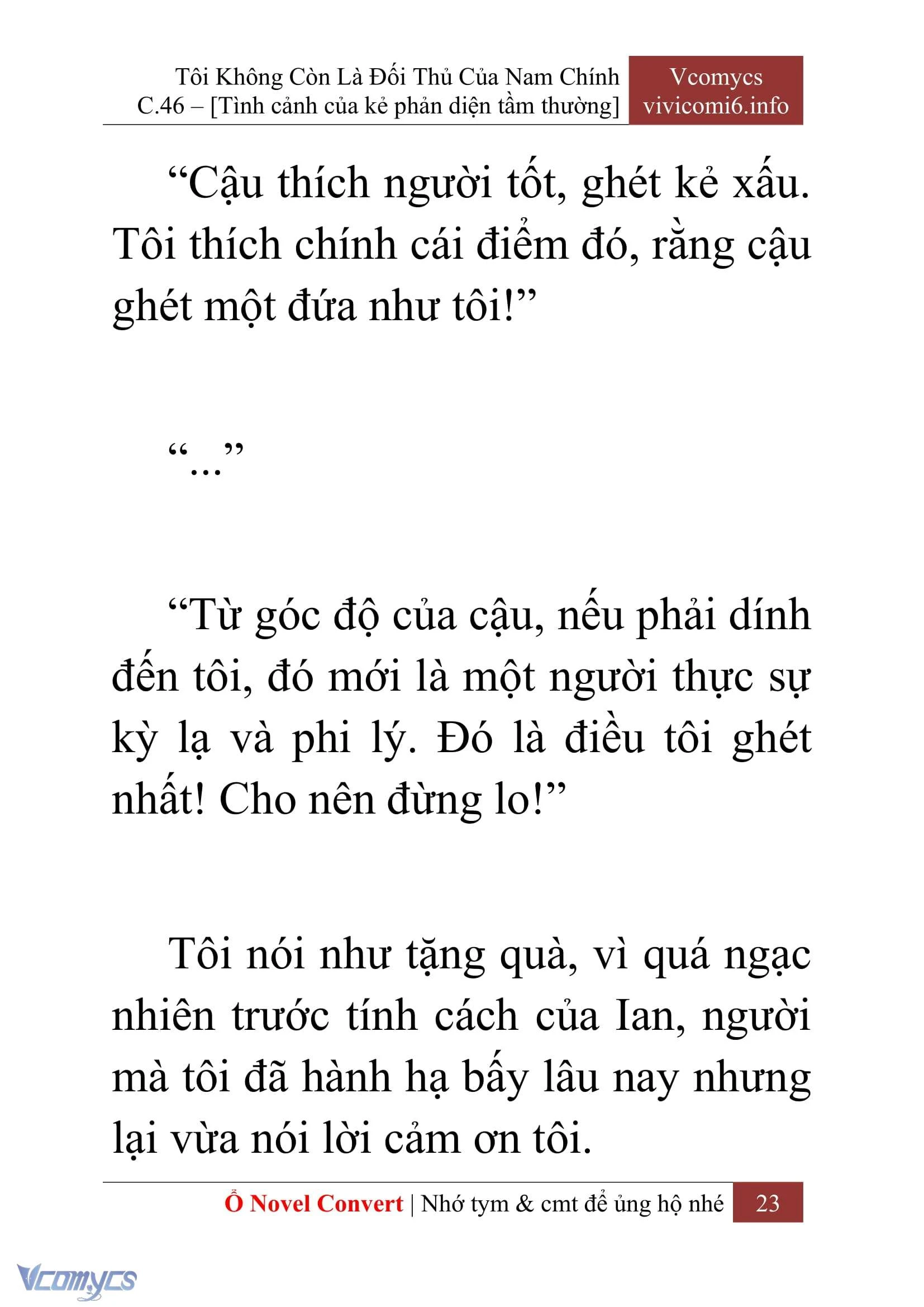 [Novel] Tôi Không Còn Là Đối Thủ Của Nam Chính Chapter  46 - 25