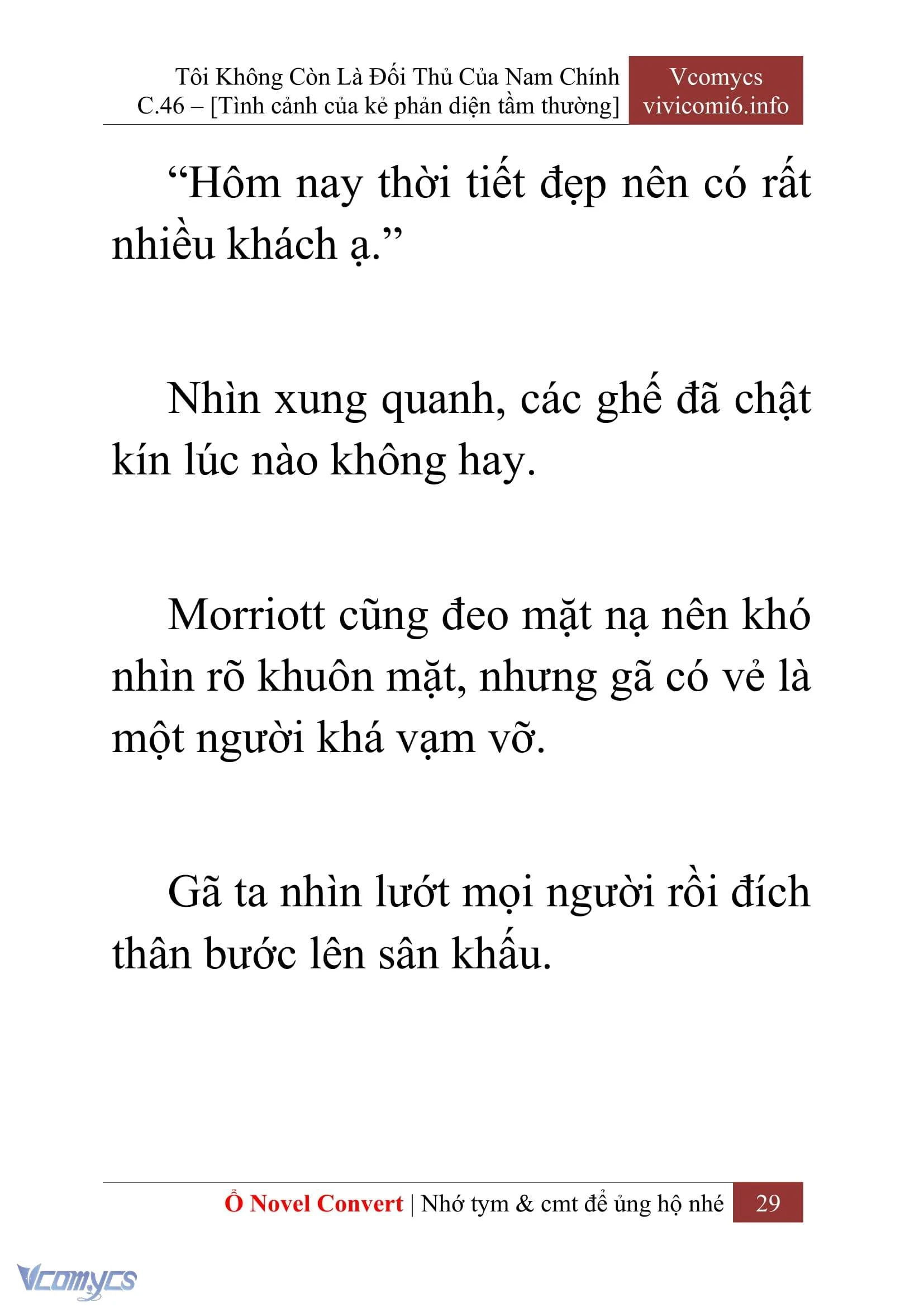 [Novel] Tôi Không Còn Là Đối Thủ Của Nam Chính Chapter  46 - 31