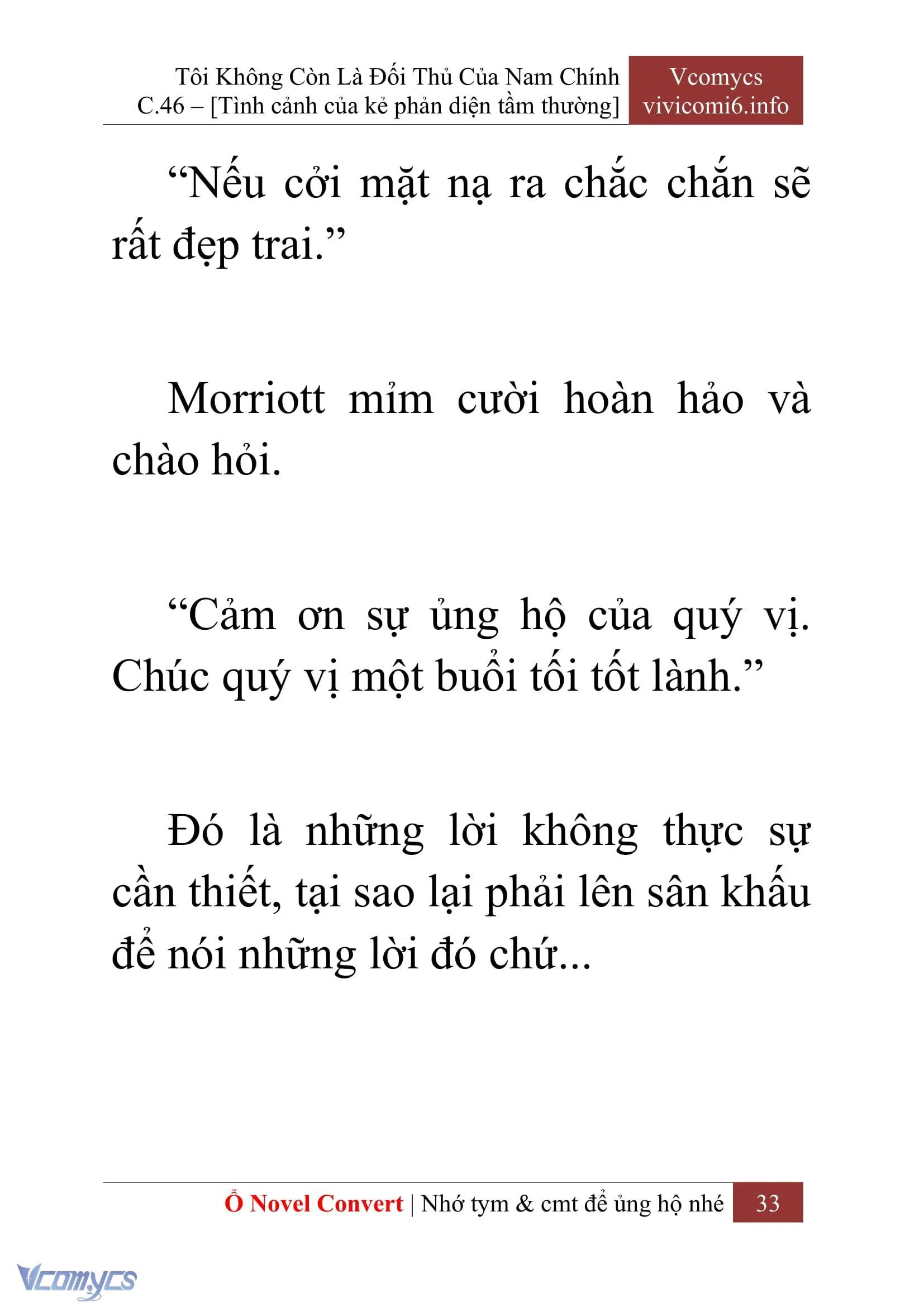 [Novel] Tôi Không Còn Là Đối Thủ Của Nam Chính Chapter  46 - 35