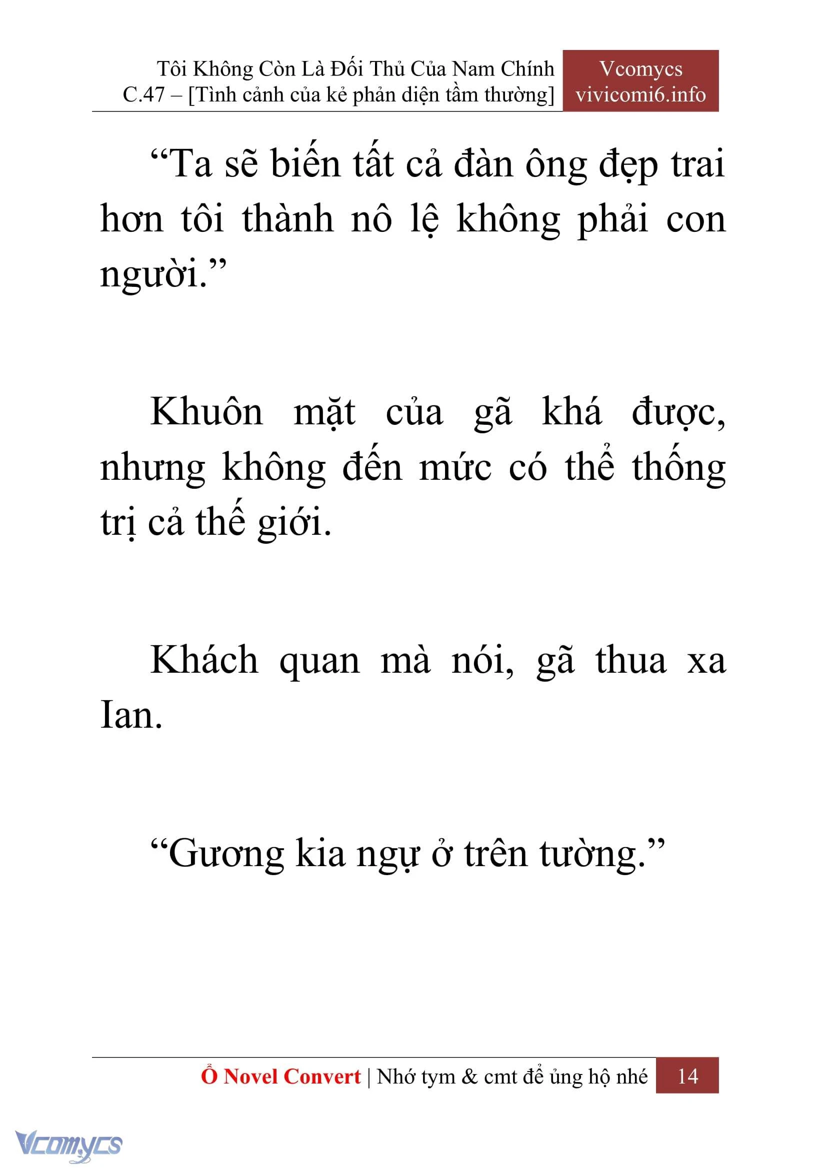 [Novel] Tôi Không Còn Là Đối Thủ Của Nam Chính Chapter  47 - 16