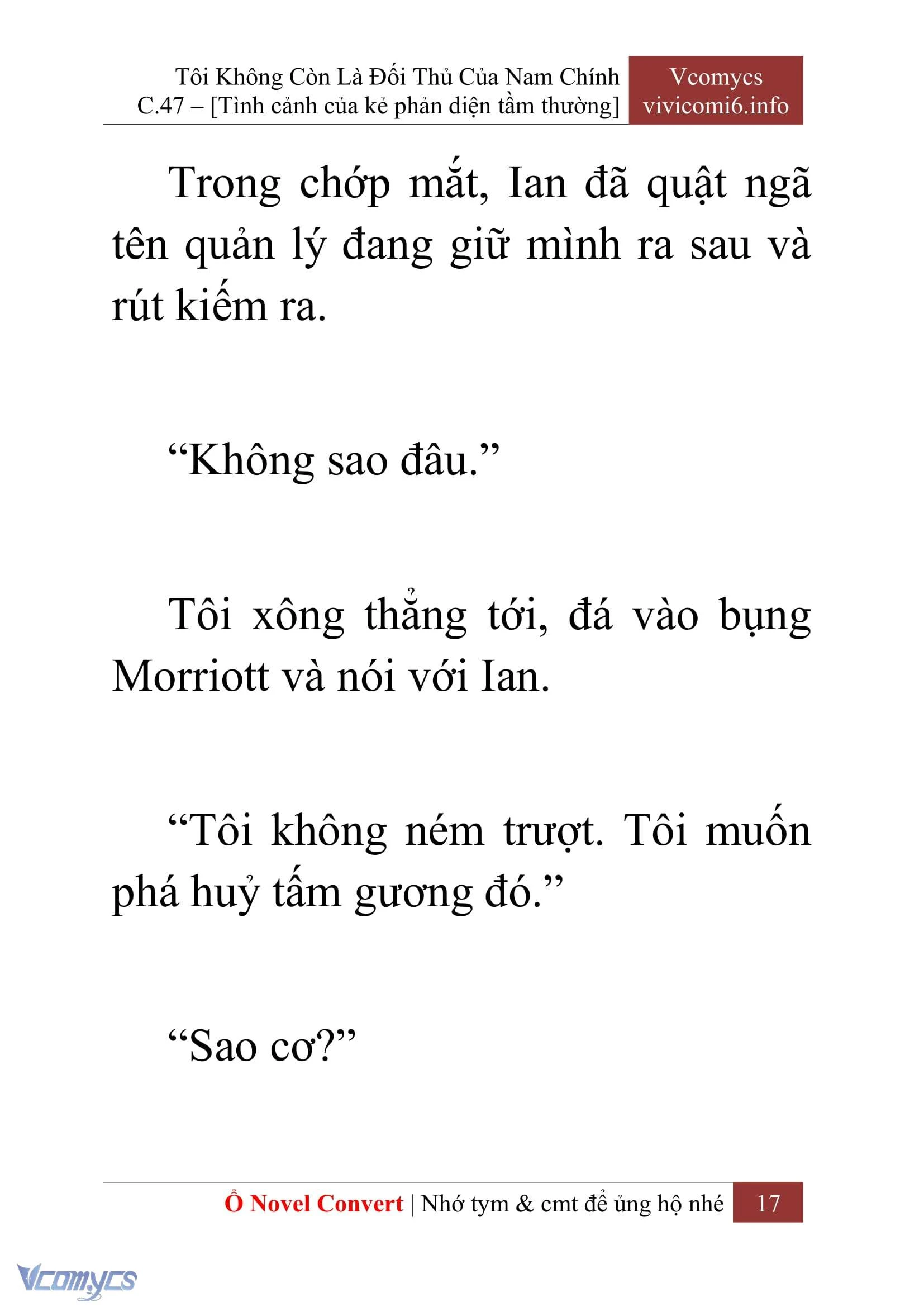 [Novel] Tôi Không Còn Là Đối Thủ Của Nam Chính Chapter  47 - 19