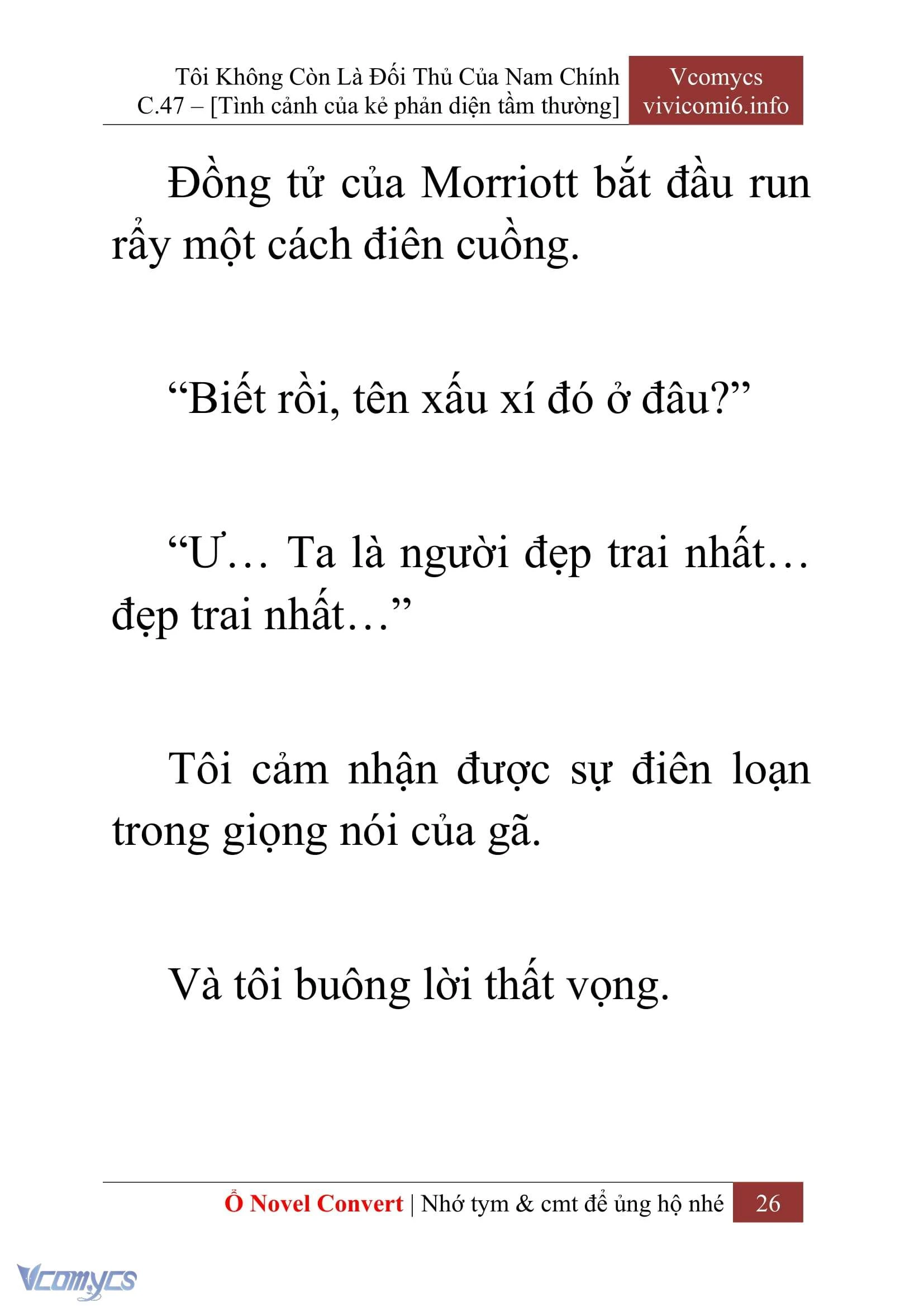 [Novel] Tôi Không Còn Là Đối Thủ Của Nam Chính Chapter  47 - 28