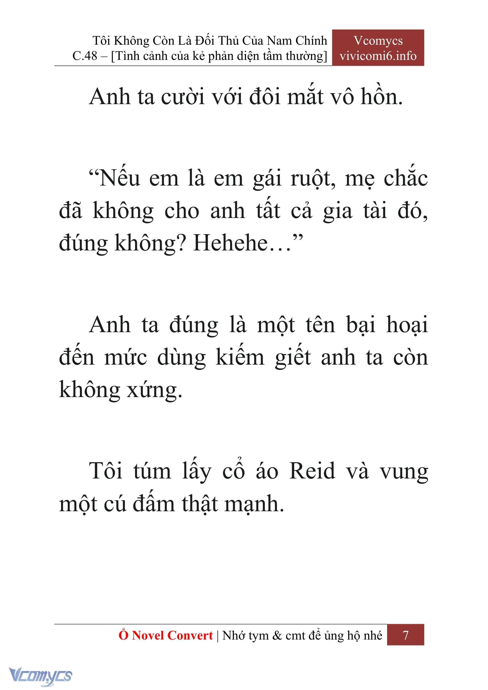 [Novel] Tôi Không Còn Là Đối Thủ Của Nam Chính Chapter  48 - 9