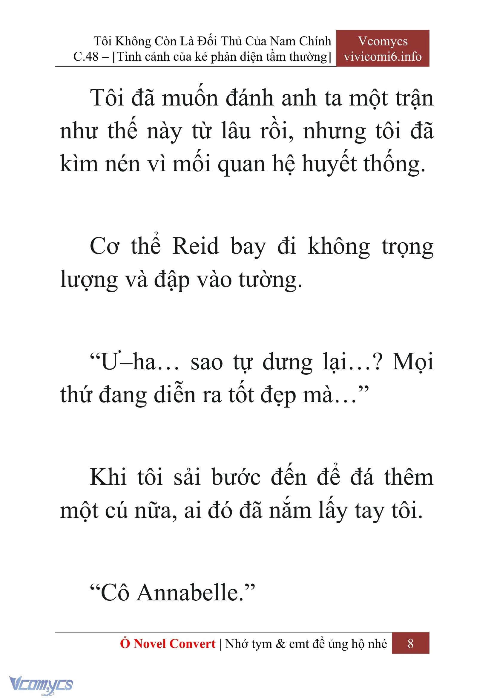 [Novel] Tôi Không Còn Là Đối Thủ Của Nam Chính Chapter  48 - 10