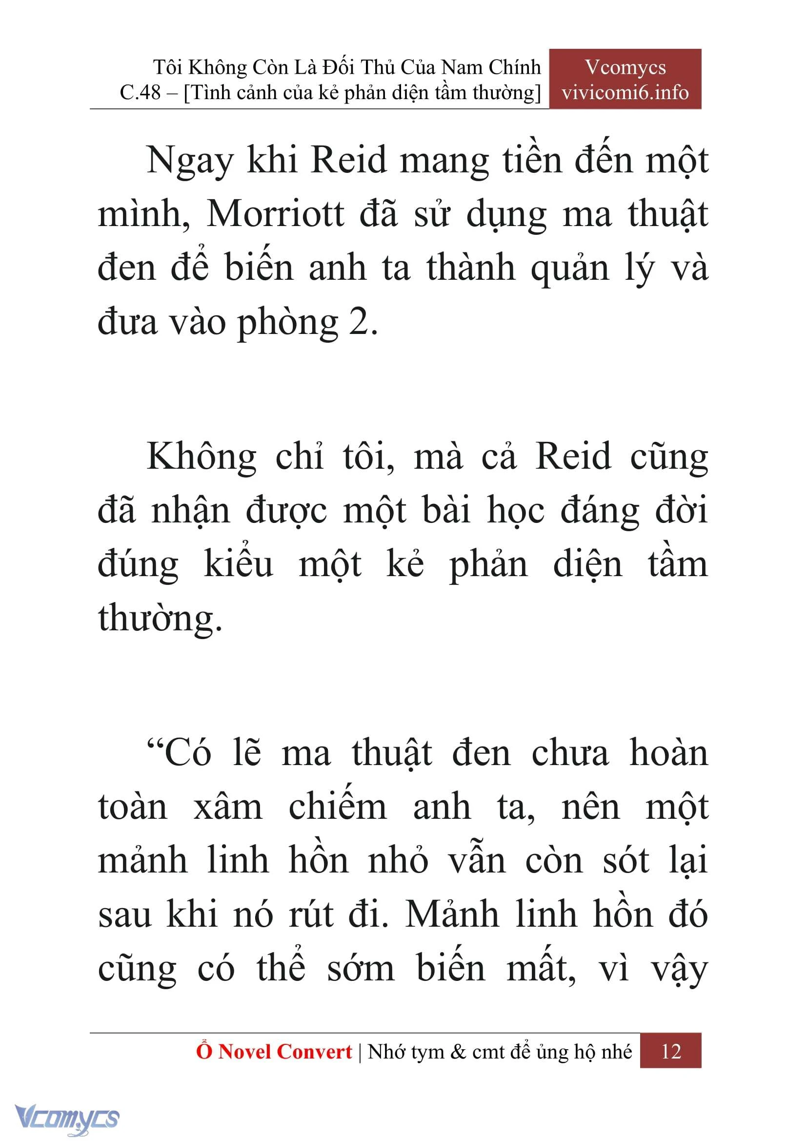 [Novel] Tôi Không Còn Là Đối Thủ Của Nam Chính Chapter  48 - 14