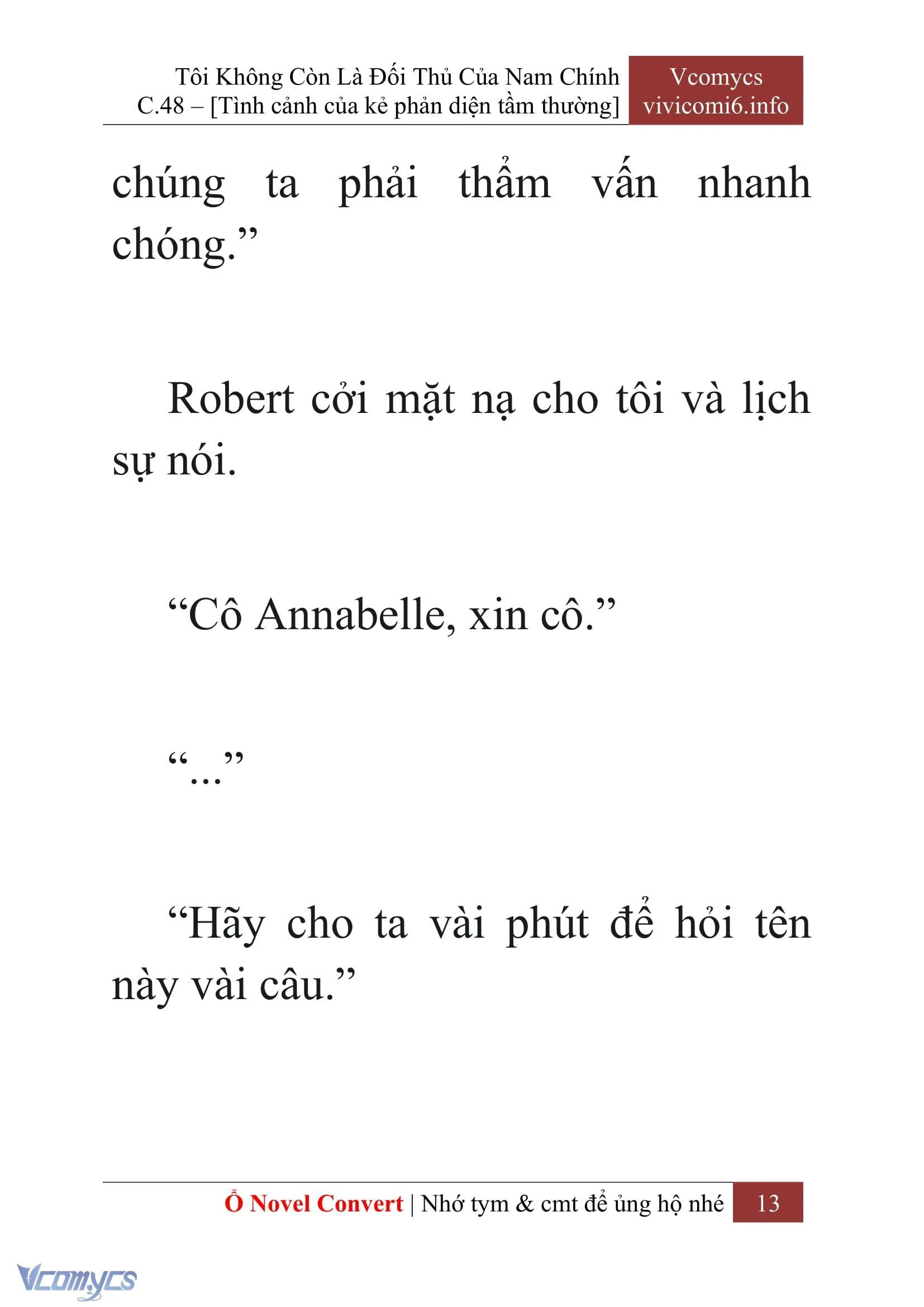 [Novel] Tôi Không Còn Là Đối Thủ Của Nam Chính Chapter  48 - 15