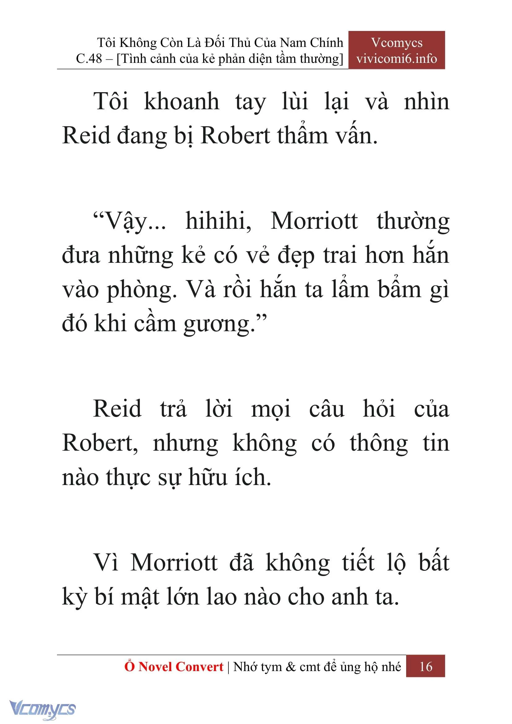 [Novel] Tôi Không Còn Là Đối Thủ Của Nam Chính Chapter  48 - 18