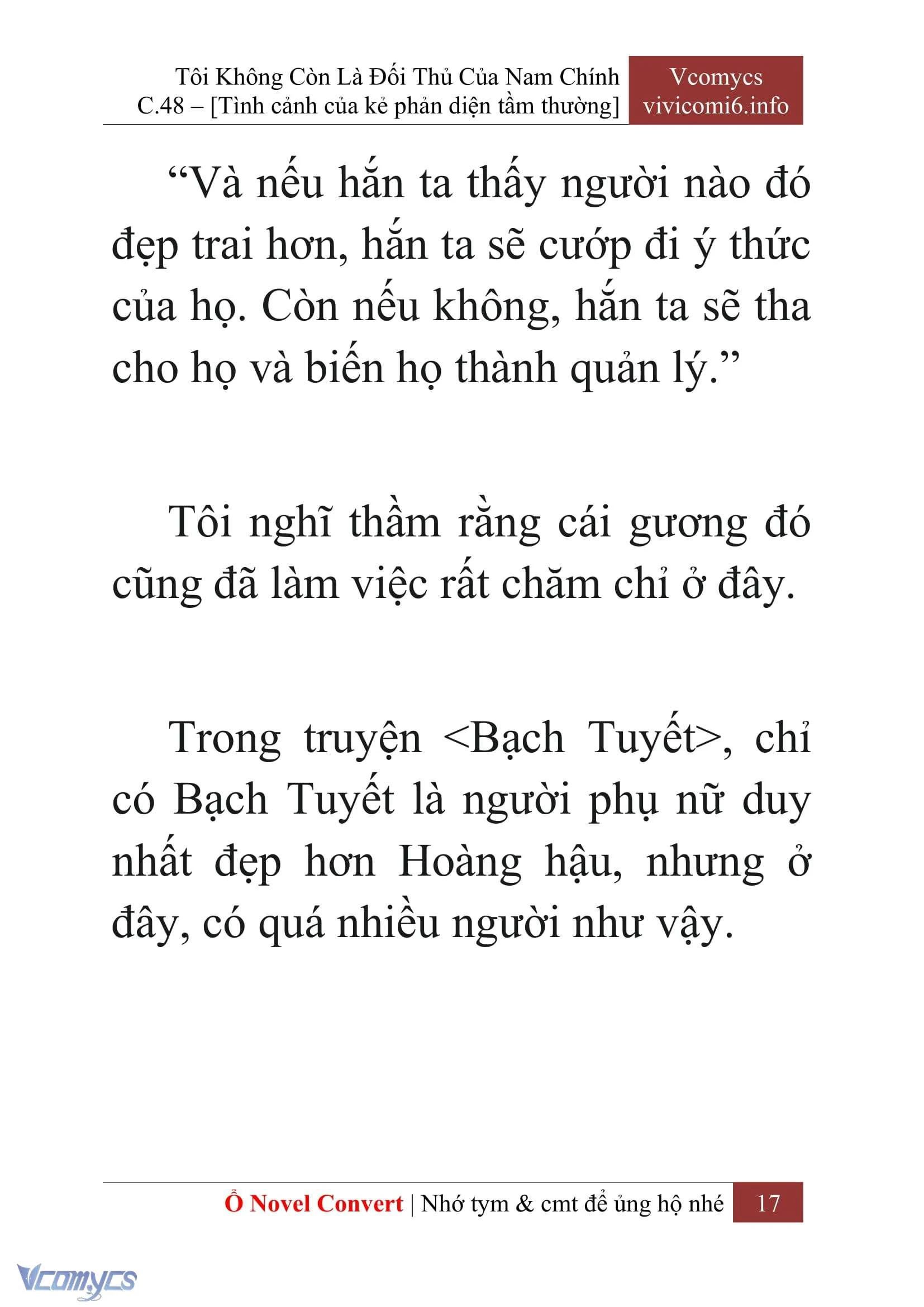 [Novel] Tôi Không Còn Là Đối Thủ Của Nam Chính Chapter  48 - 19