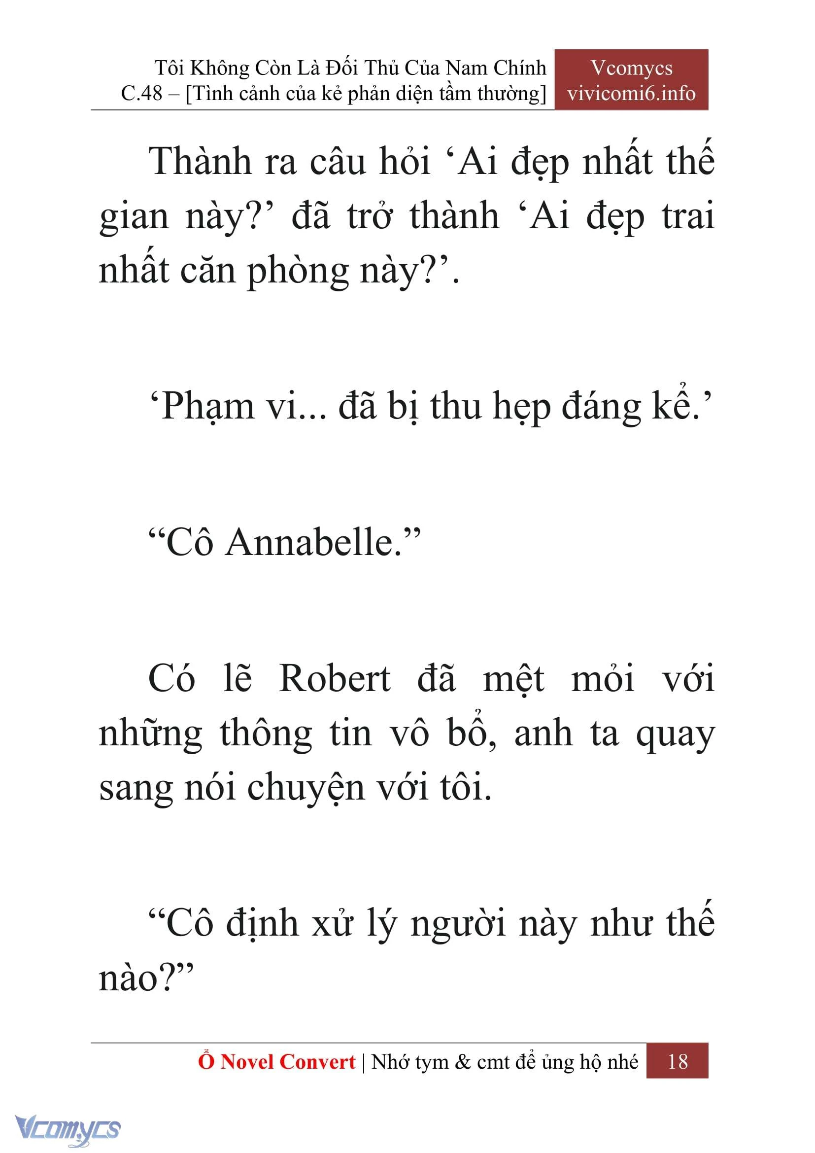 [Novel] Tôi Không Còn Là Đối Thủ Của Nam Chính Chapter  48 - 20