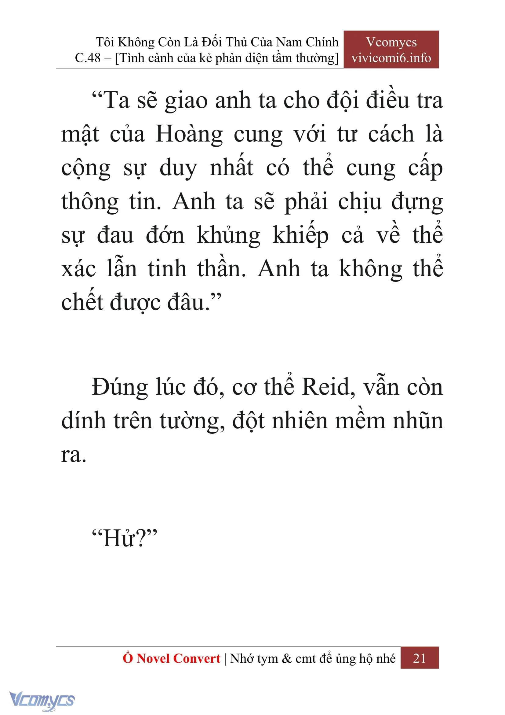 [Novel] Tôi Không Còn Là Đối Thủ Của Nam Chính Chapter  48 - 23