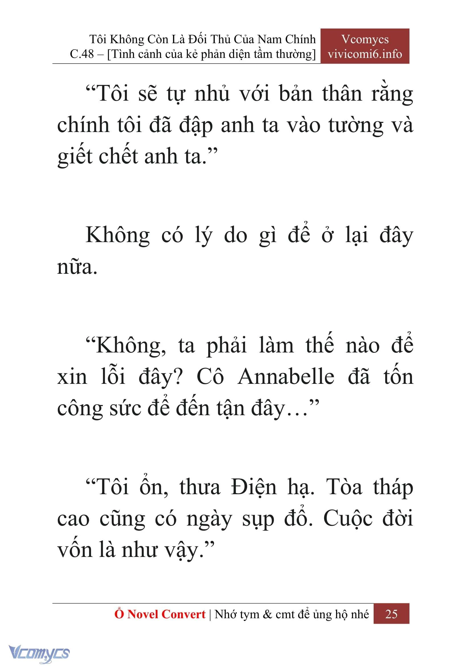 [Novel] Tôi Không Còn Là Đối Thủ Của Nam Chính Chapter  48 - 27