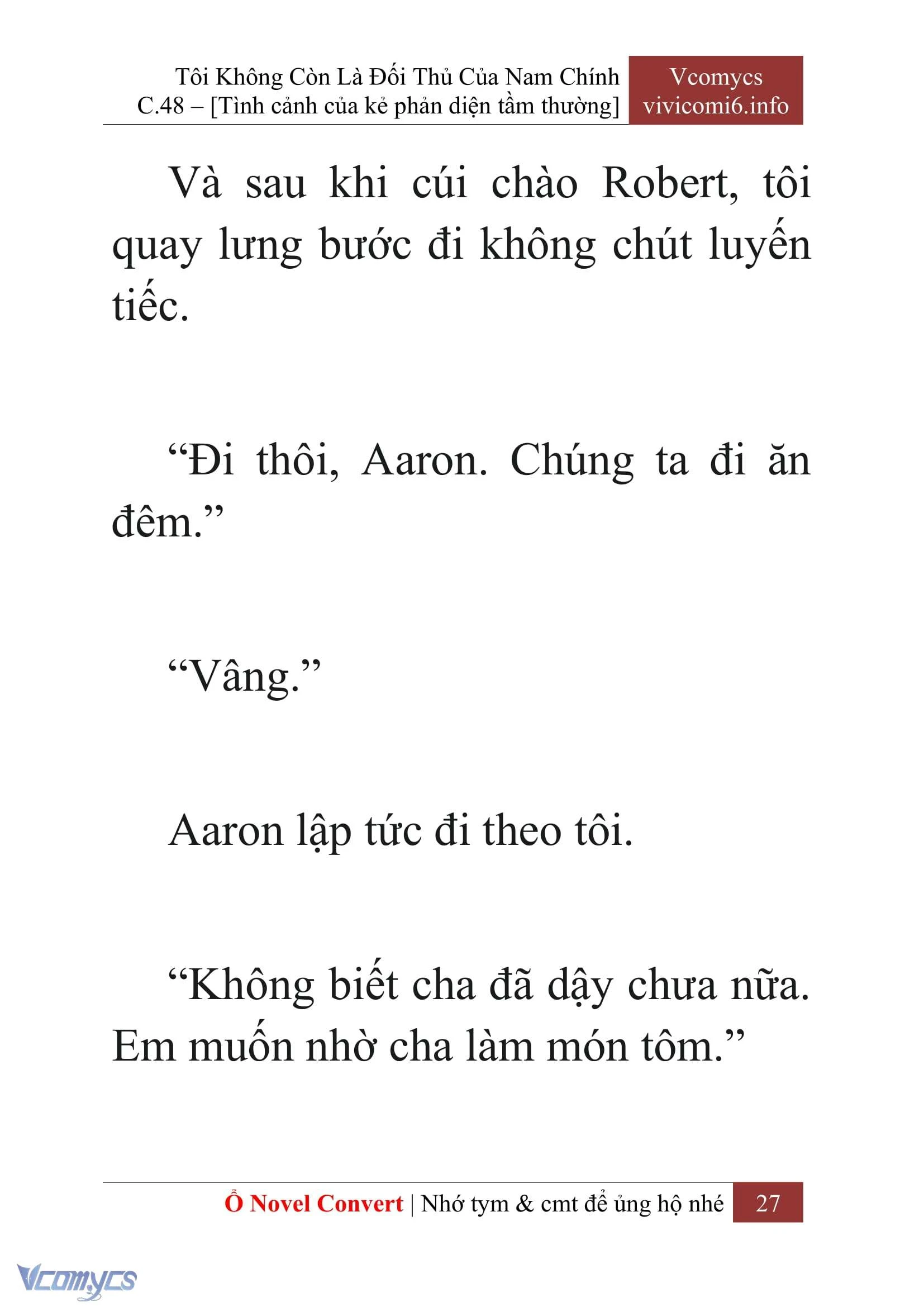 [Novel] Tôi Không Còn Là Đối Thủ Của Nam Chính Chapter  48 - 29