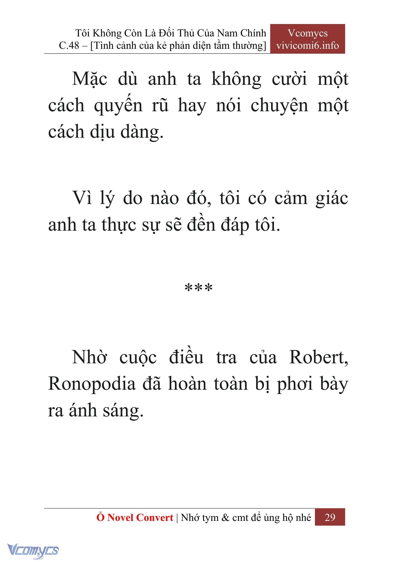 [Novel] Tôi Không Còn Là Đối Thủ Của Nam Chính Chapter  48 - 31