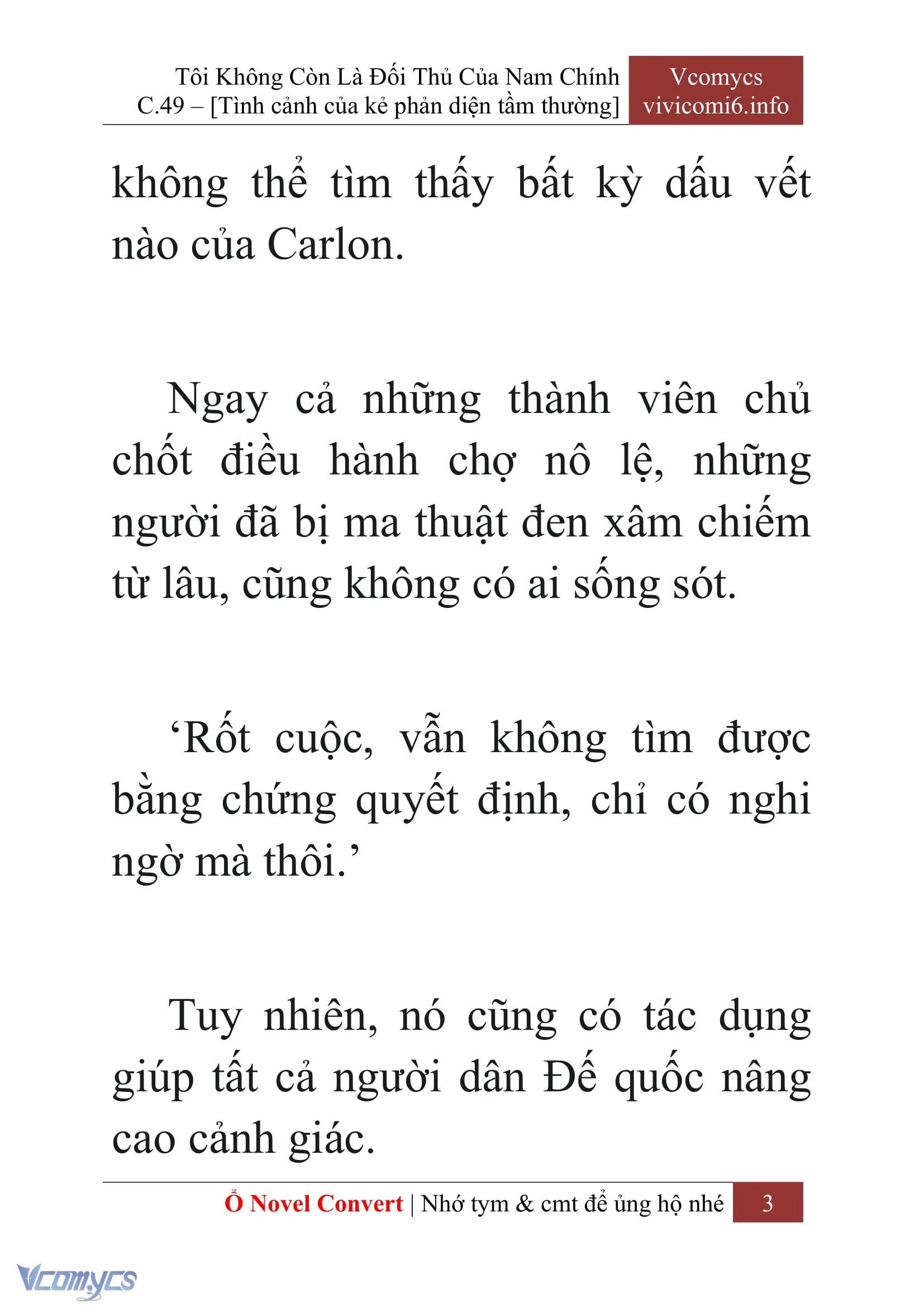 [Novel] Tôi Không Còn Là Đối Thủ Của Nam Chính Chapter  49 - 5