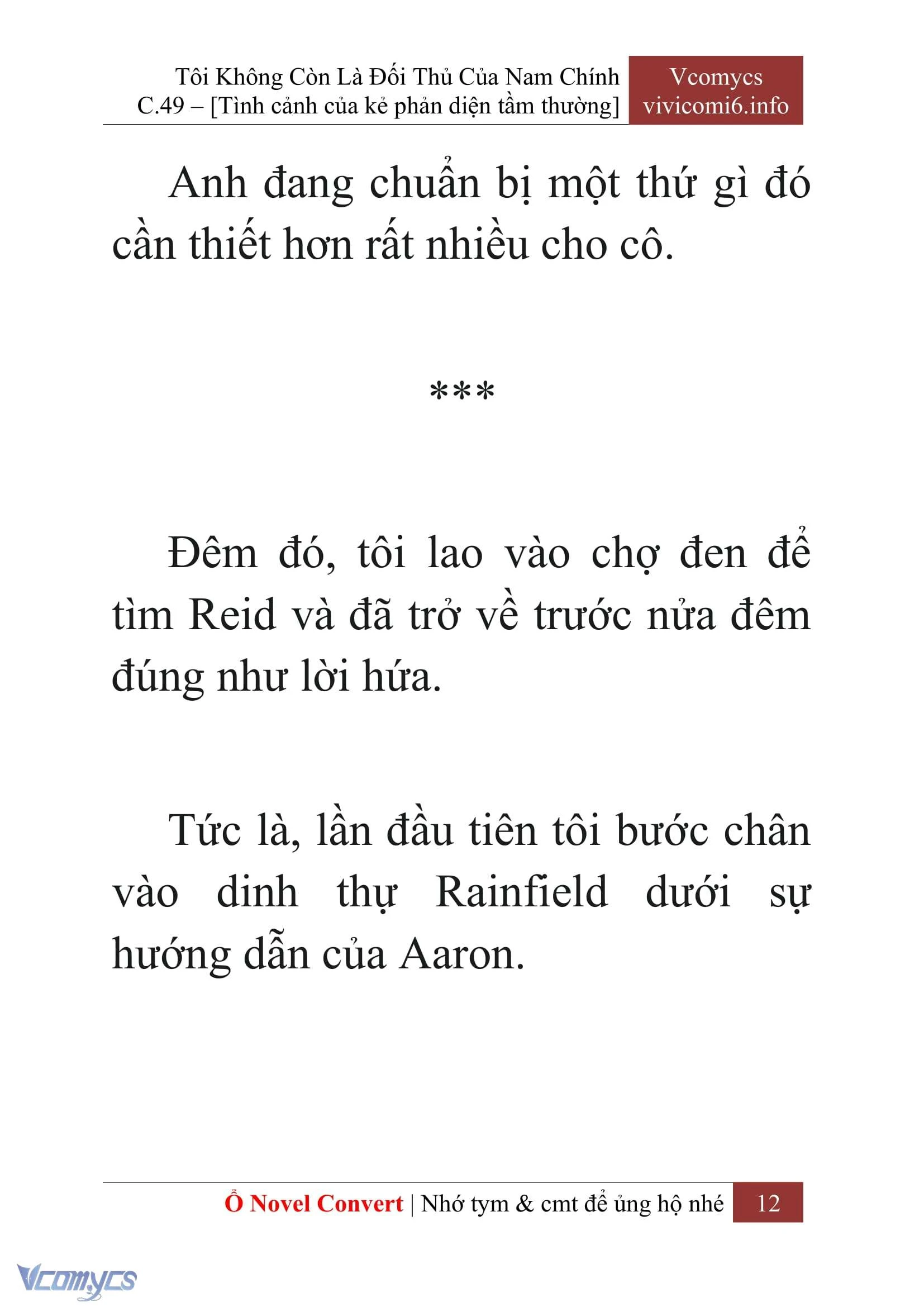[Novel] Tôi Không Còn Là Đối Thủ Của Nam Chính Chapter  49 - 14