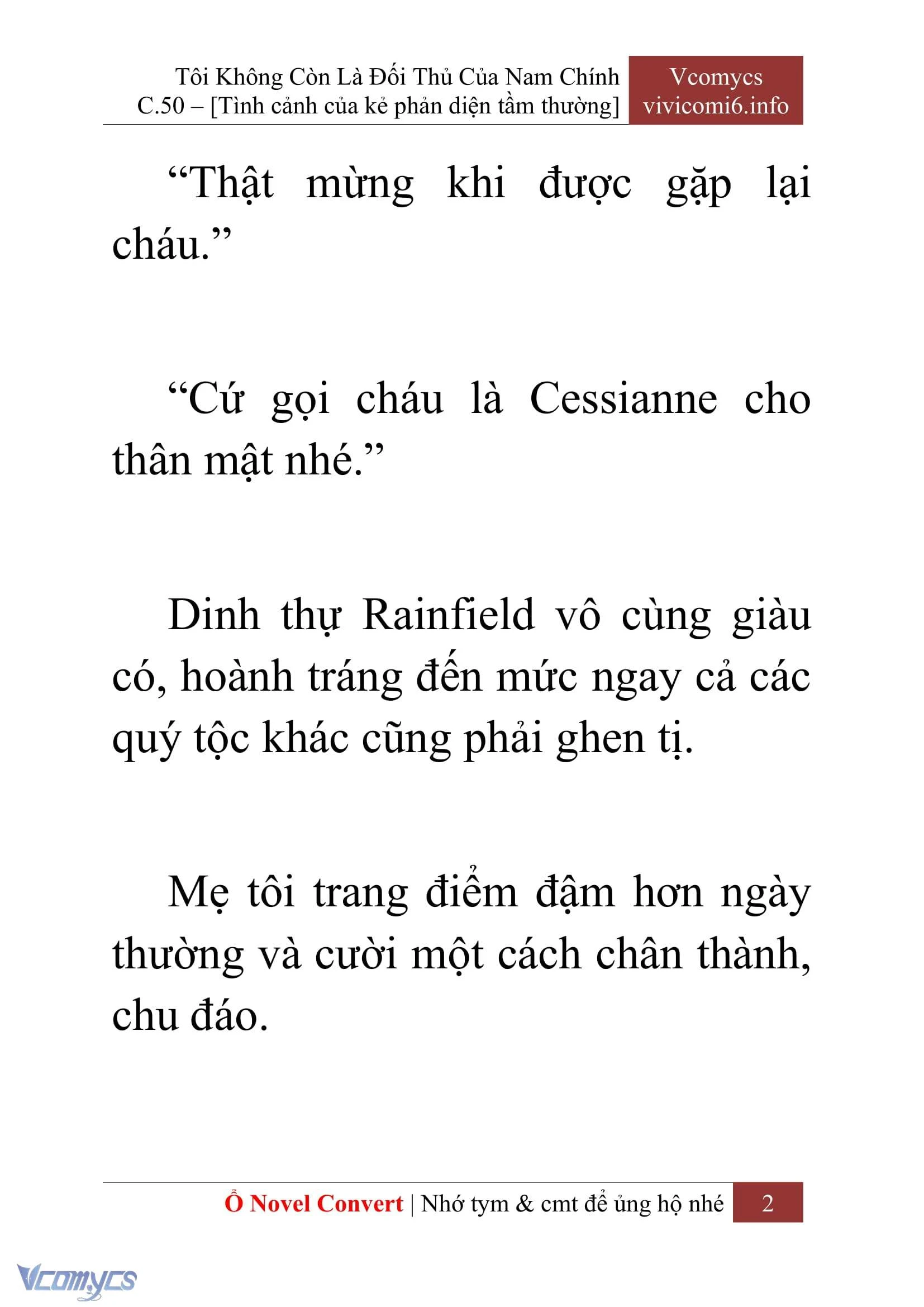 [Novel] Tôi Không Còn Là Đối Thủ Của Nam Chính Chapter  50 - 4