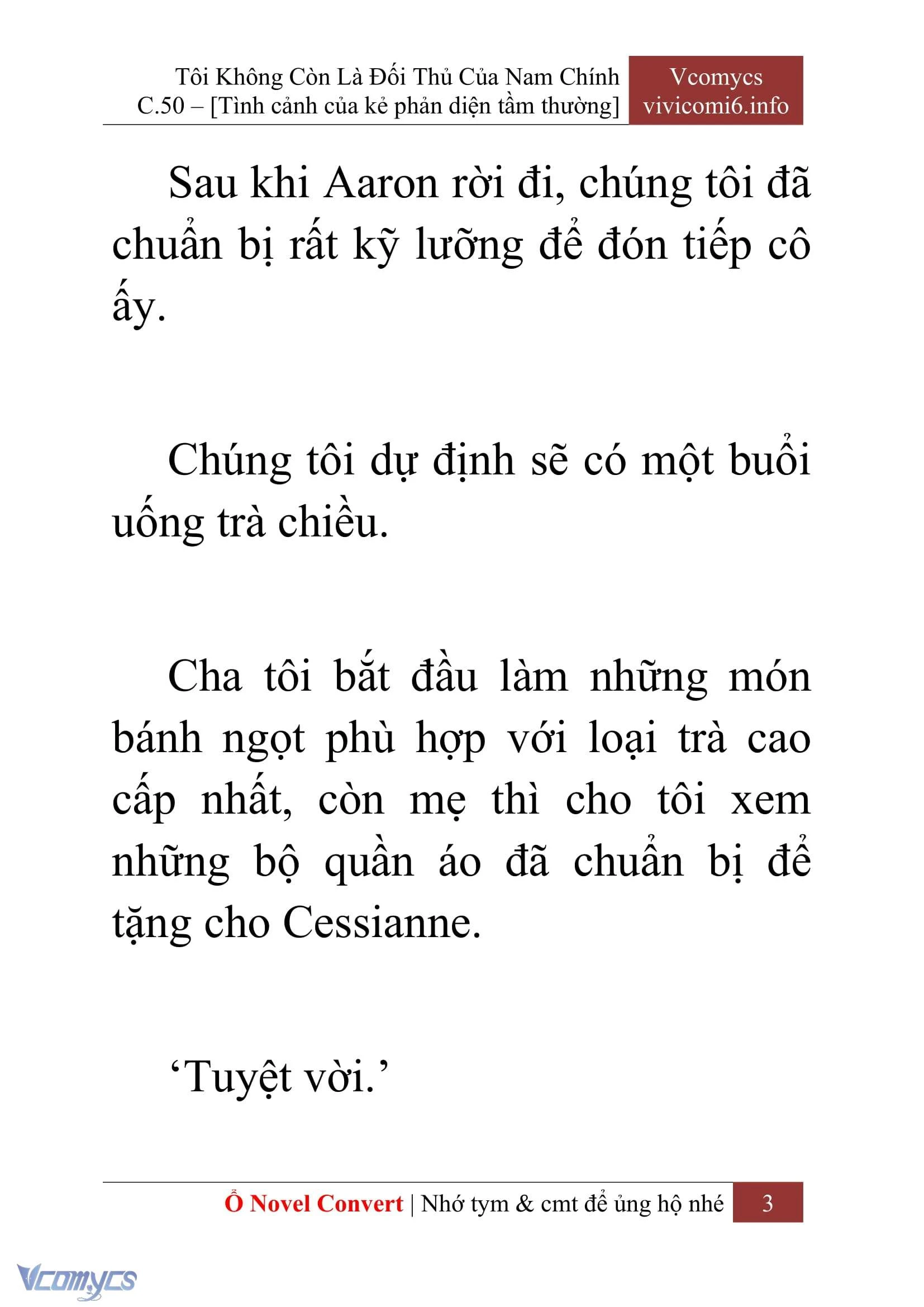 [Novel] Tôi Không Còn Là Đối Thủ Của Nam Chính Chapter  50 - 5