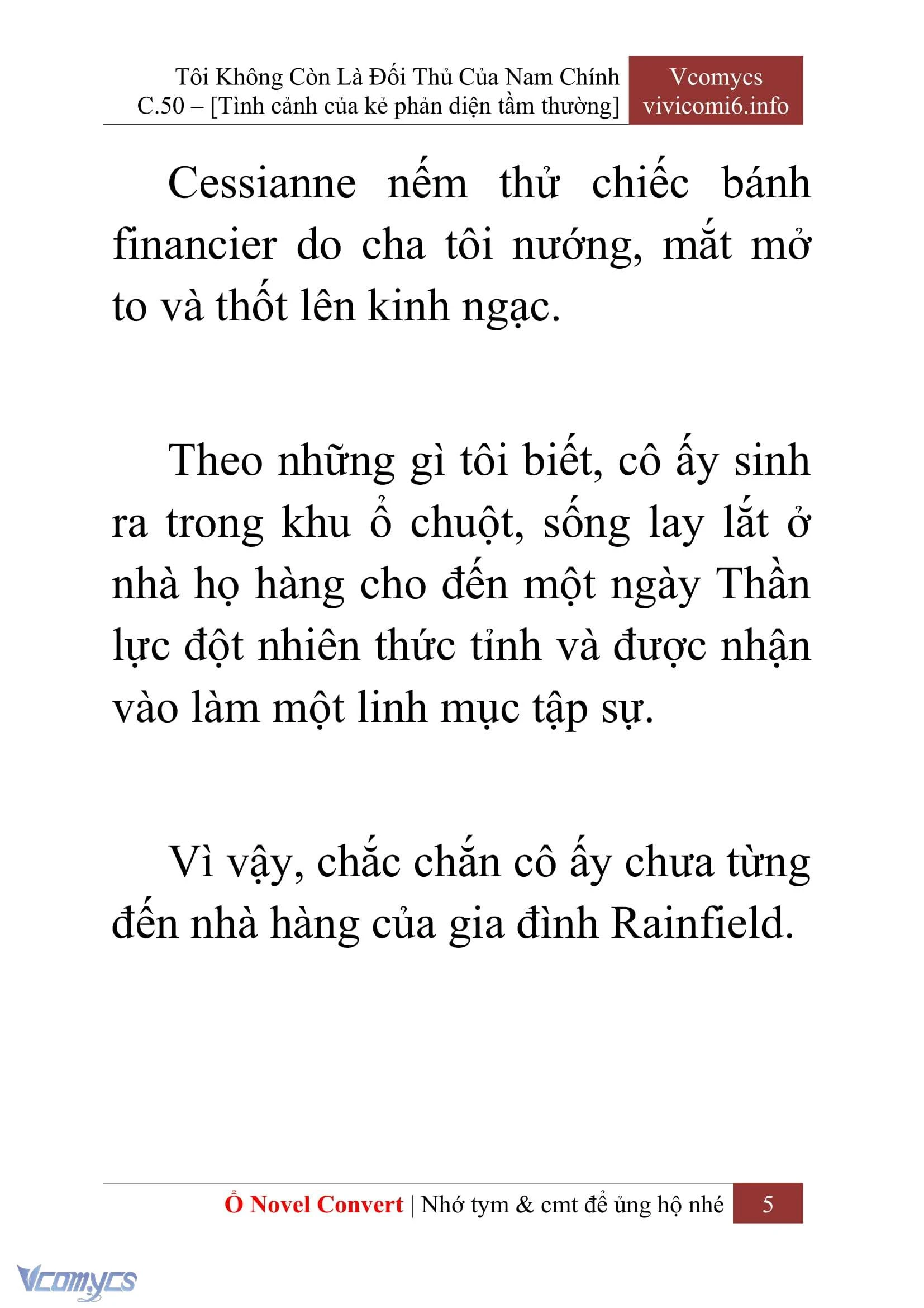 [Novel] Tôi Không Còn Là Đối Thủ Của Nam Chính Chapter  50 - 7