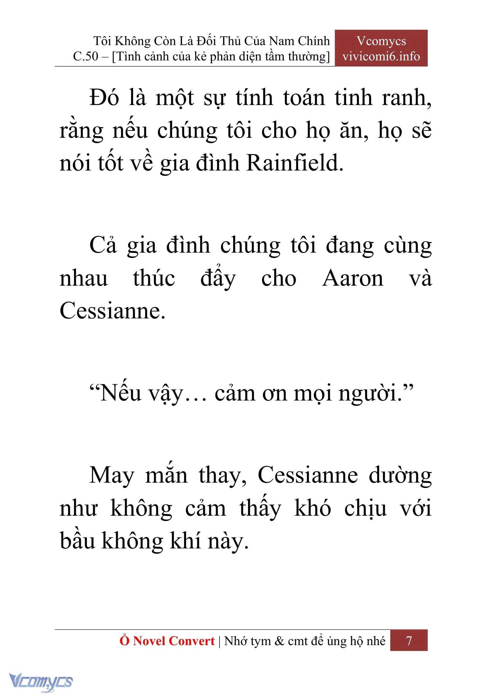 [Novel] Tôi Không Còn Là Đối Thủ Của Nam Chính Chapter  50 - 9