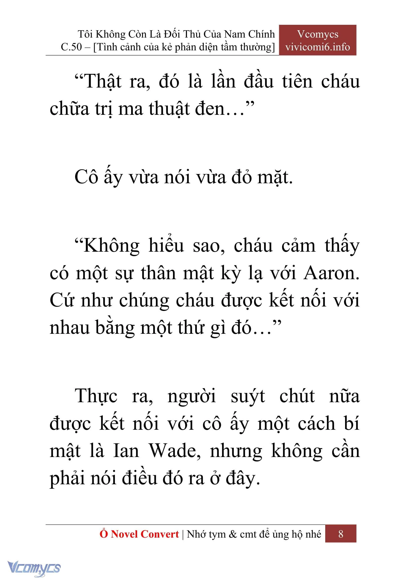 [Novel] Tôi Không Còn Là Đối Thủ Của Nam Chính Chapter  50 - 10
