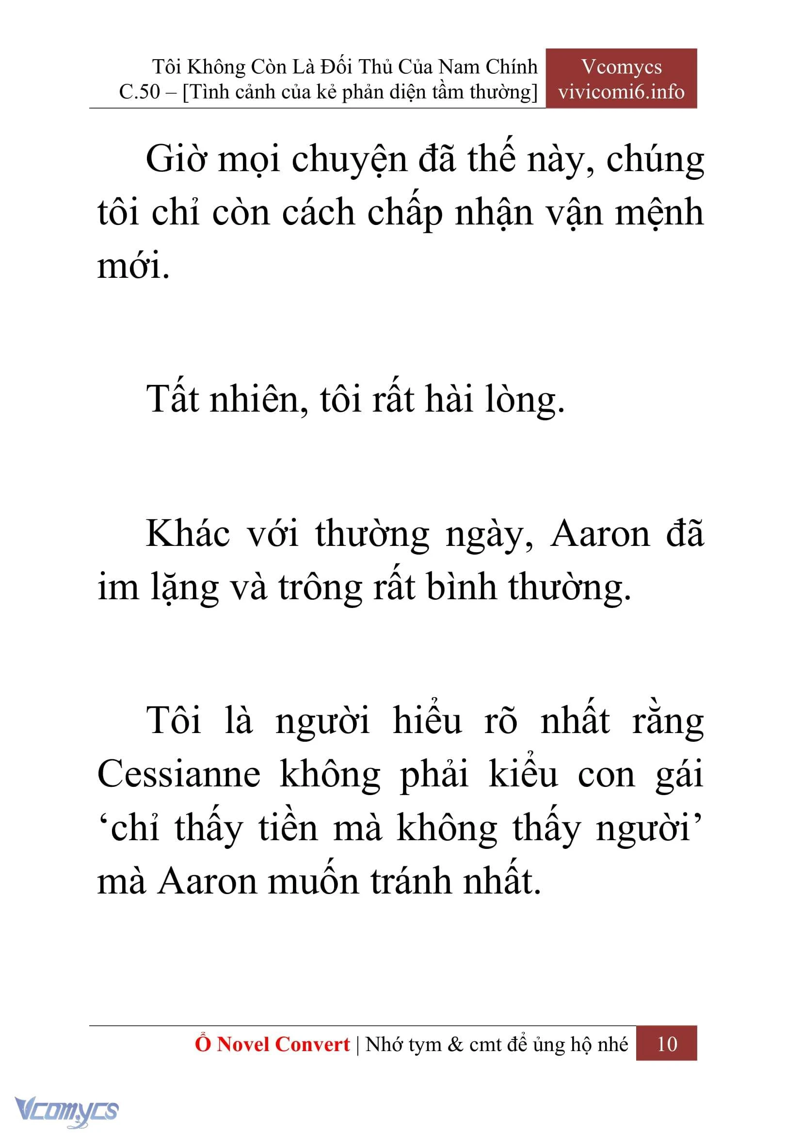 [Novel] Tôi Không Còn Là Đối Thủ Của Nam Chính Chapter  50 - 12