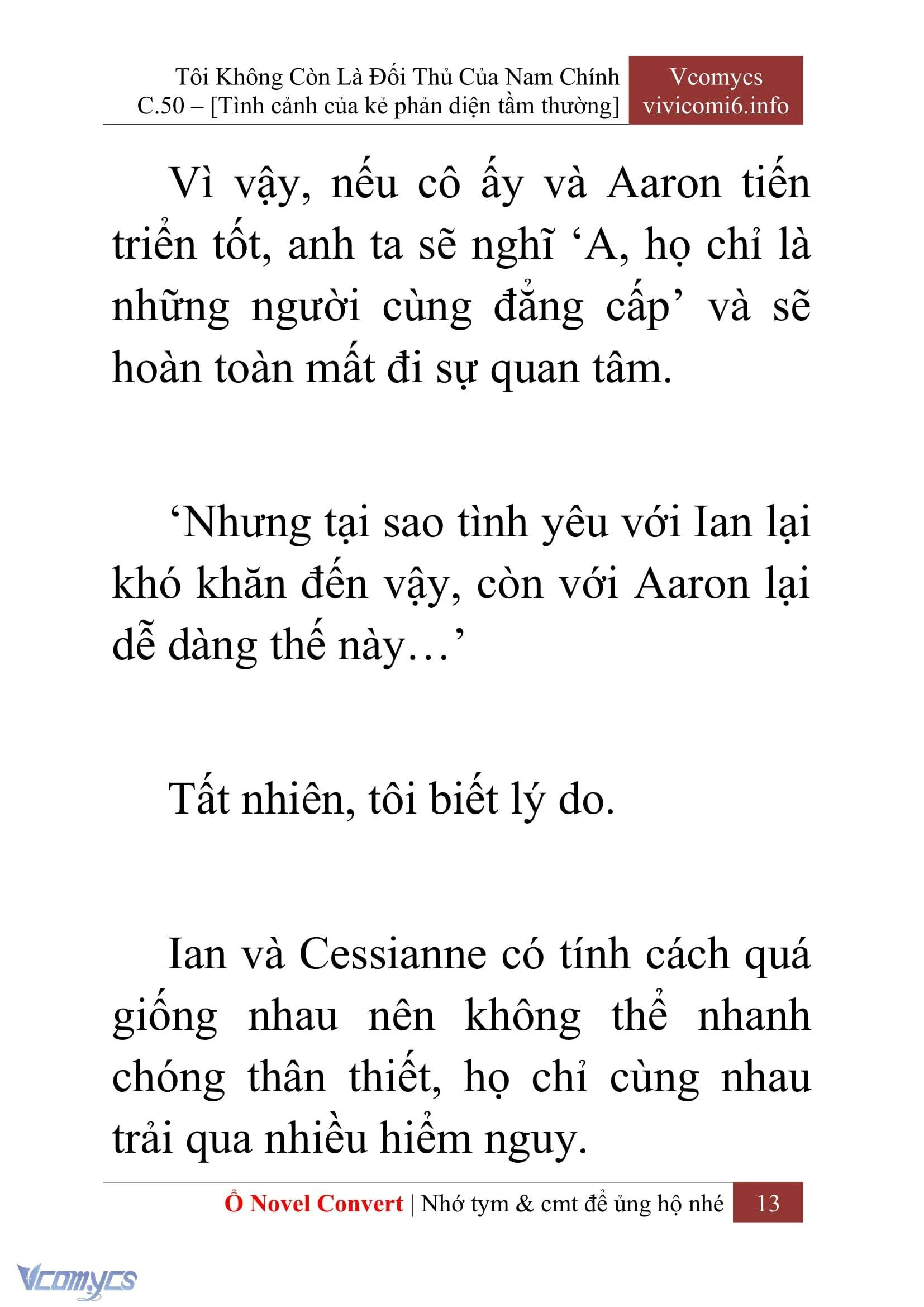 [Novel] Tôi Không Còn Là Đối Thủ Của Nam Chính Chapter  50 - 15