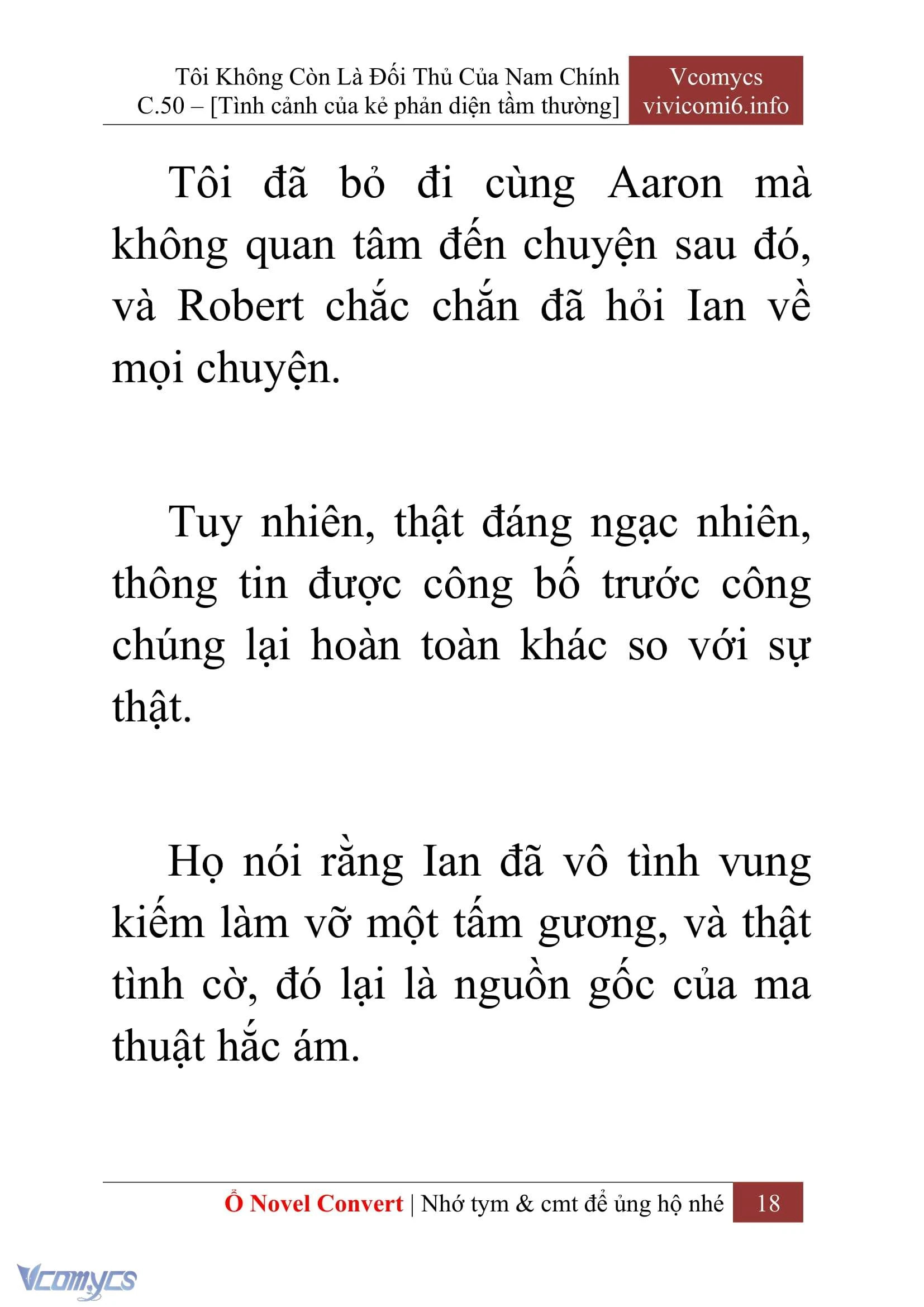 [Novel] Tôi Không Còn Là Đối Thủ Của Nam Chính Chapter  50 - 20
