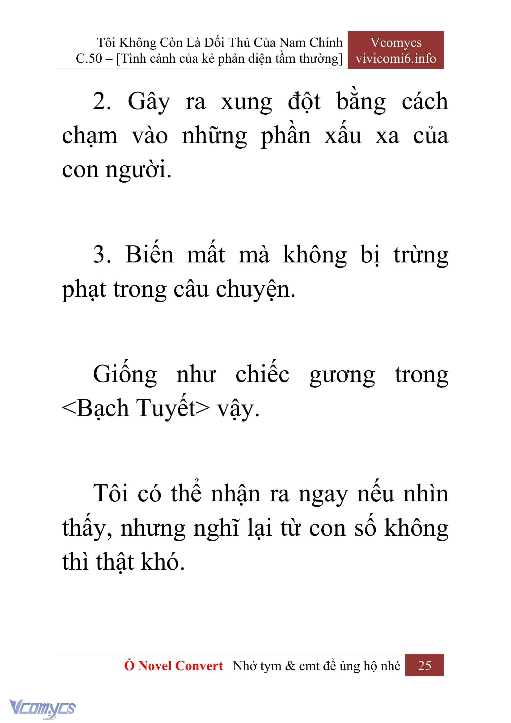 [Novel] Tôi Không Còn Là Đối Thủ Của Nam Chính Chapter  50 - 27
