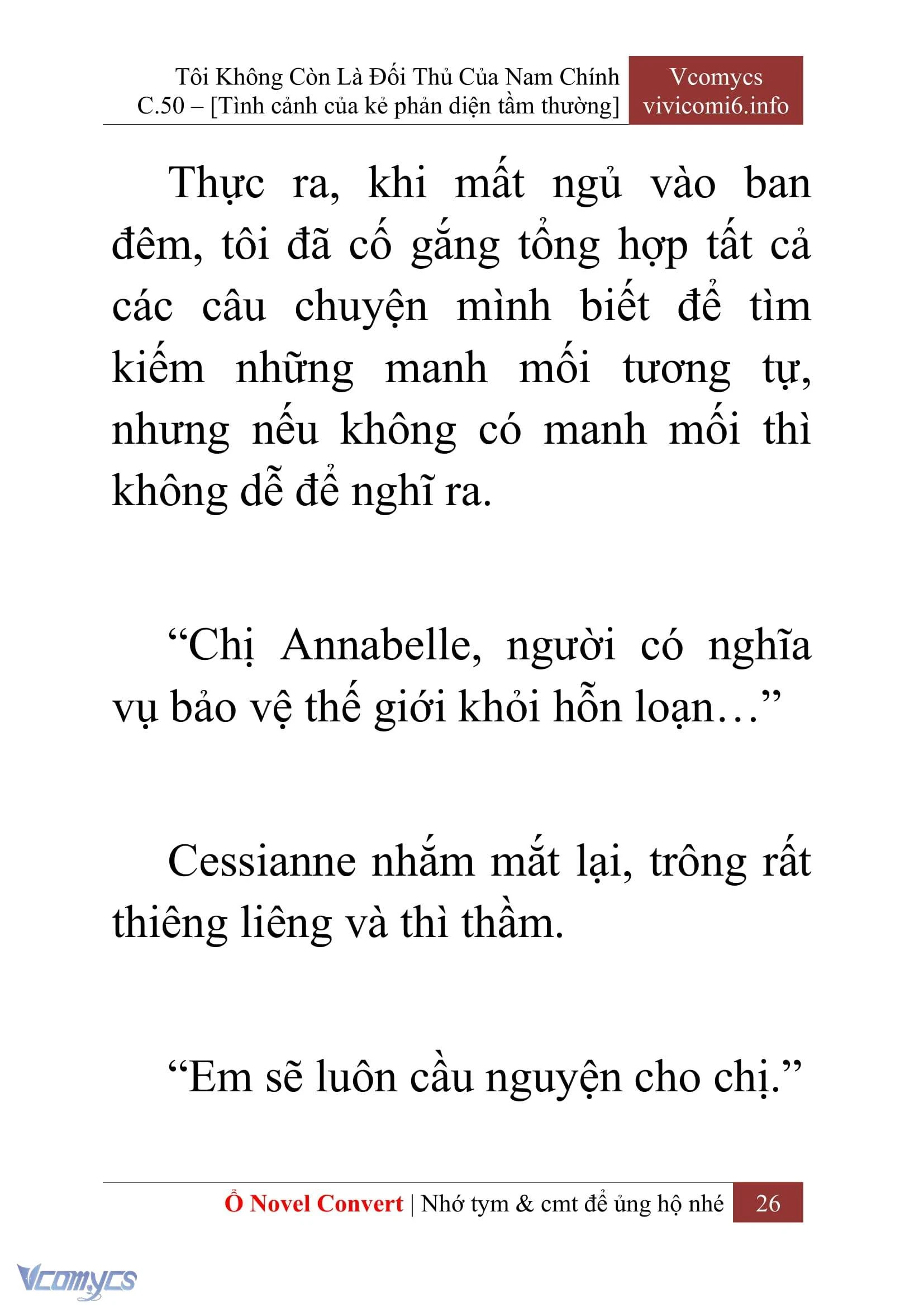 [Novel] Tôi Không Còn Là Đối Thủ Của Nam Chính Chapter  50 - 28